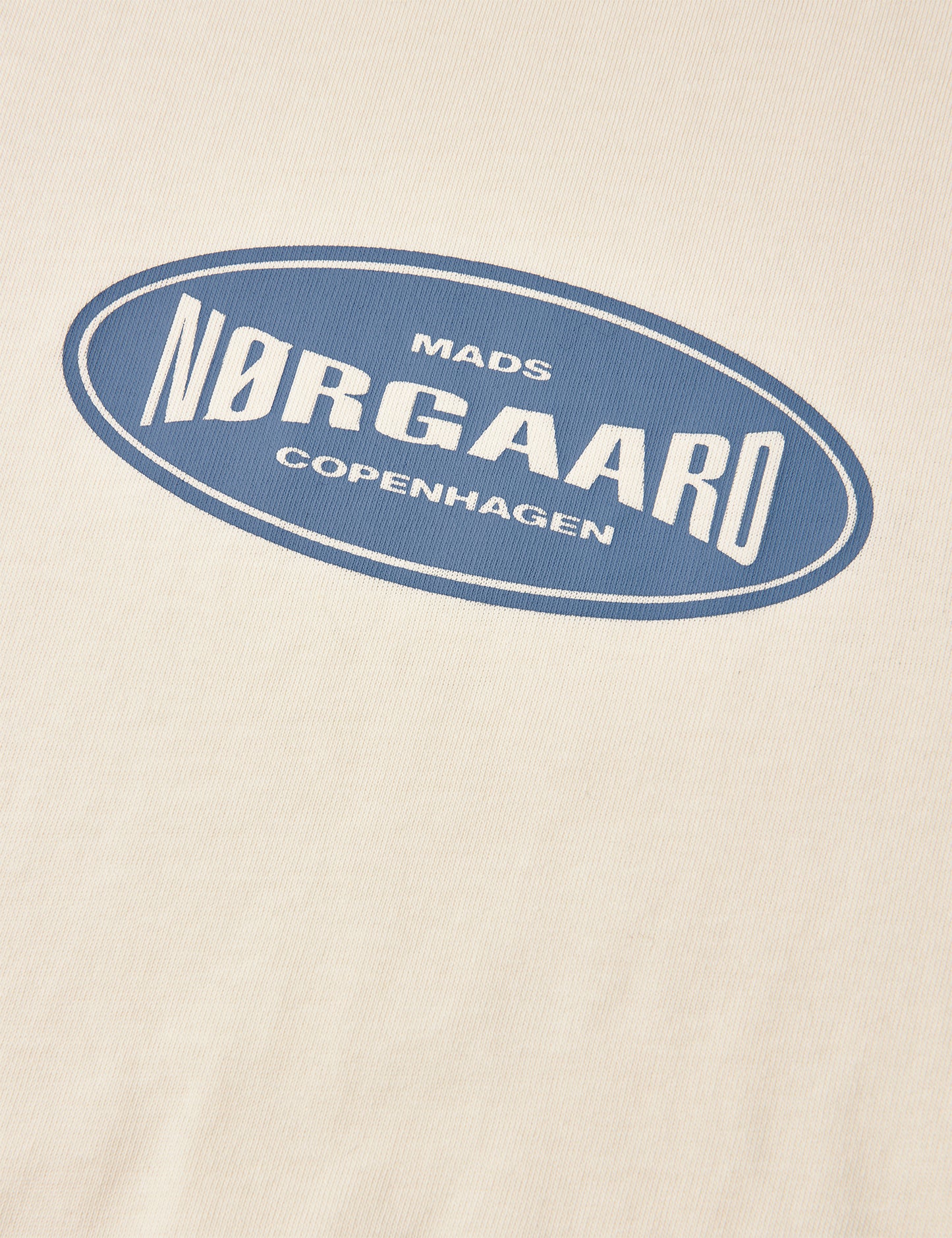 Cotton Jersey Trinity Tee, Vanilla Ice/Faded Denim