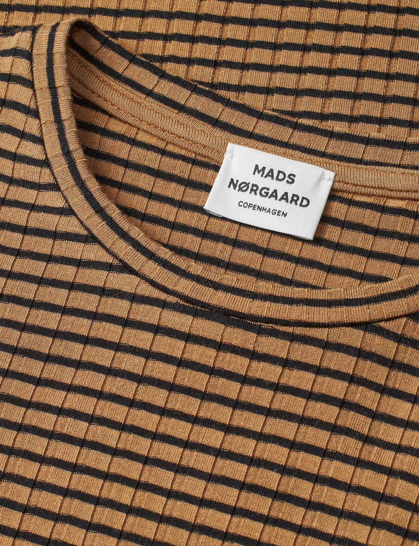 5x5 Stripe Talika Top, Ermine/Black