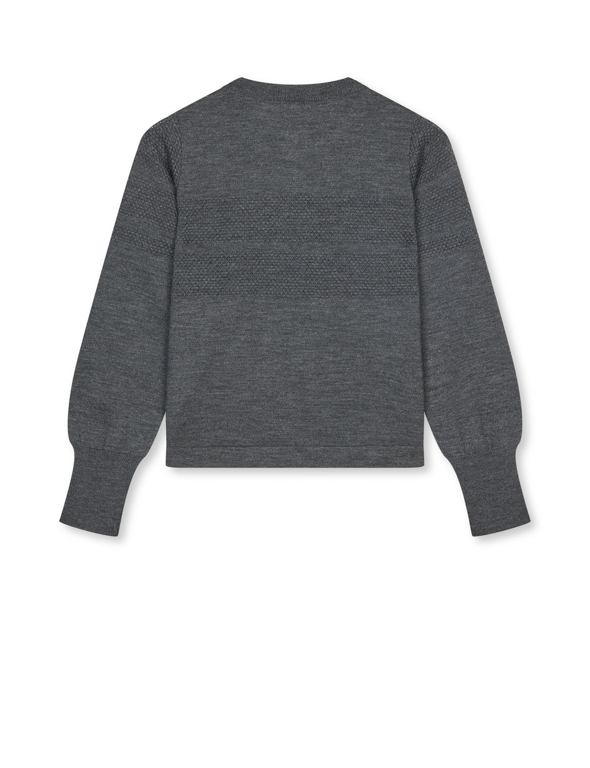 Amico Wool Klembino Zip, Dark Grey Melange