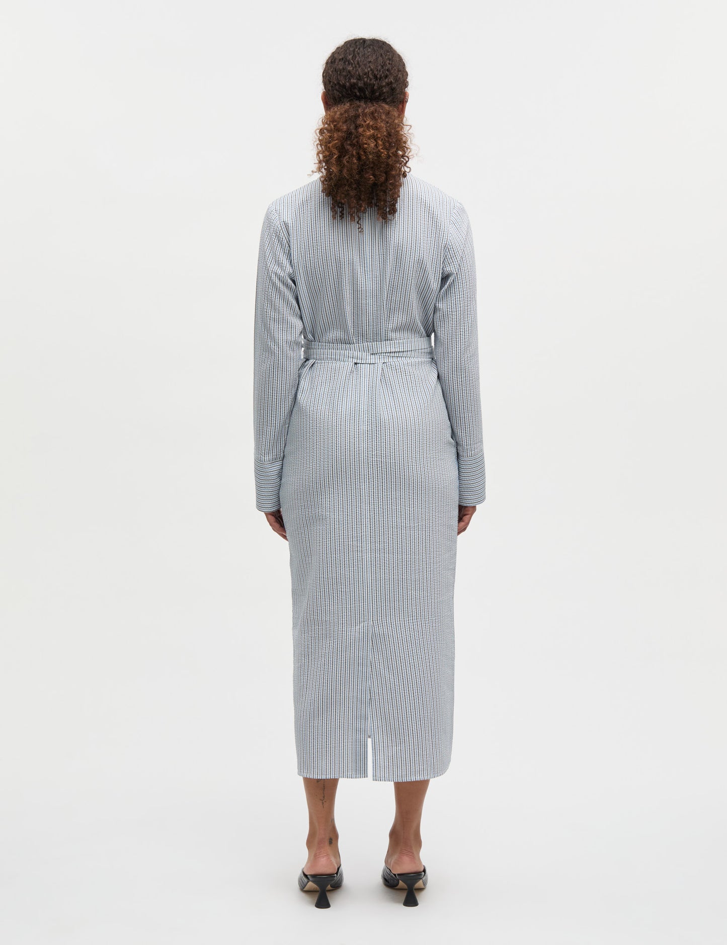 Soft Crease Oda Dress, Sky Captain/Bright Cobalt/Vani