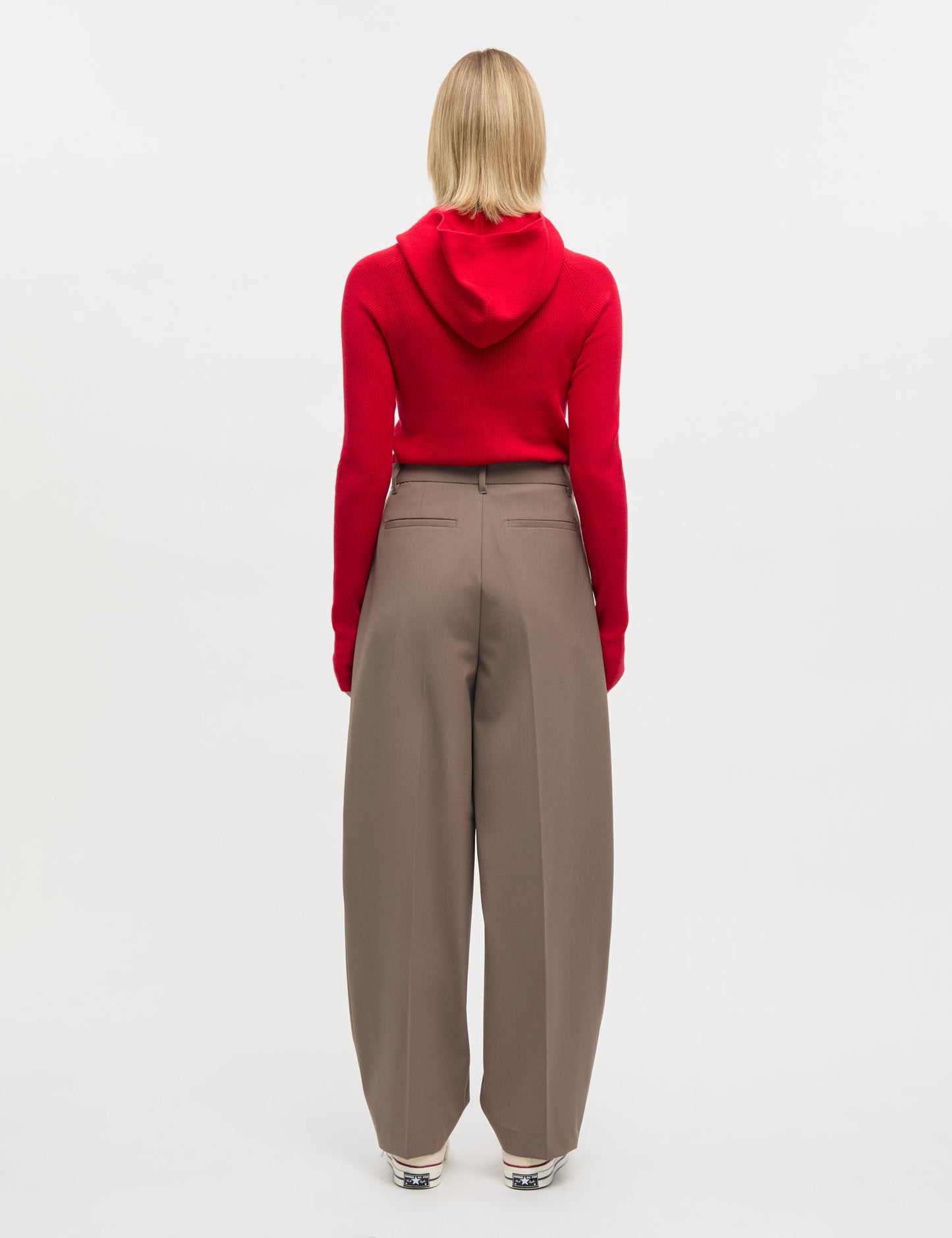 Dense Weave Maria Pants, Walnut