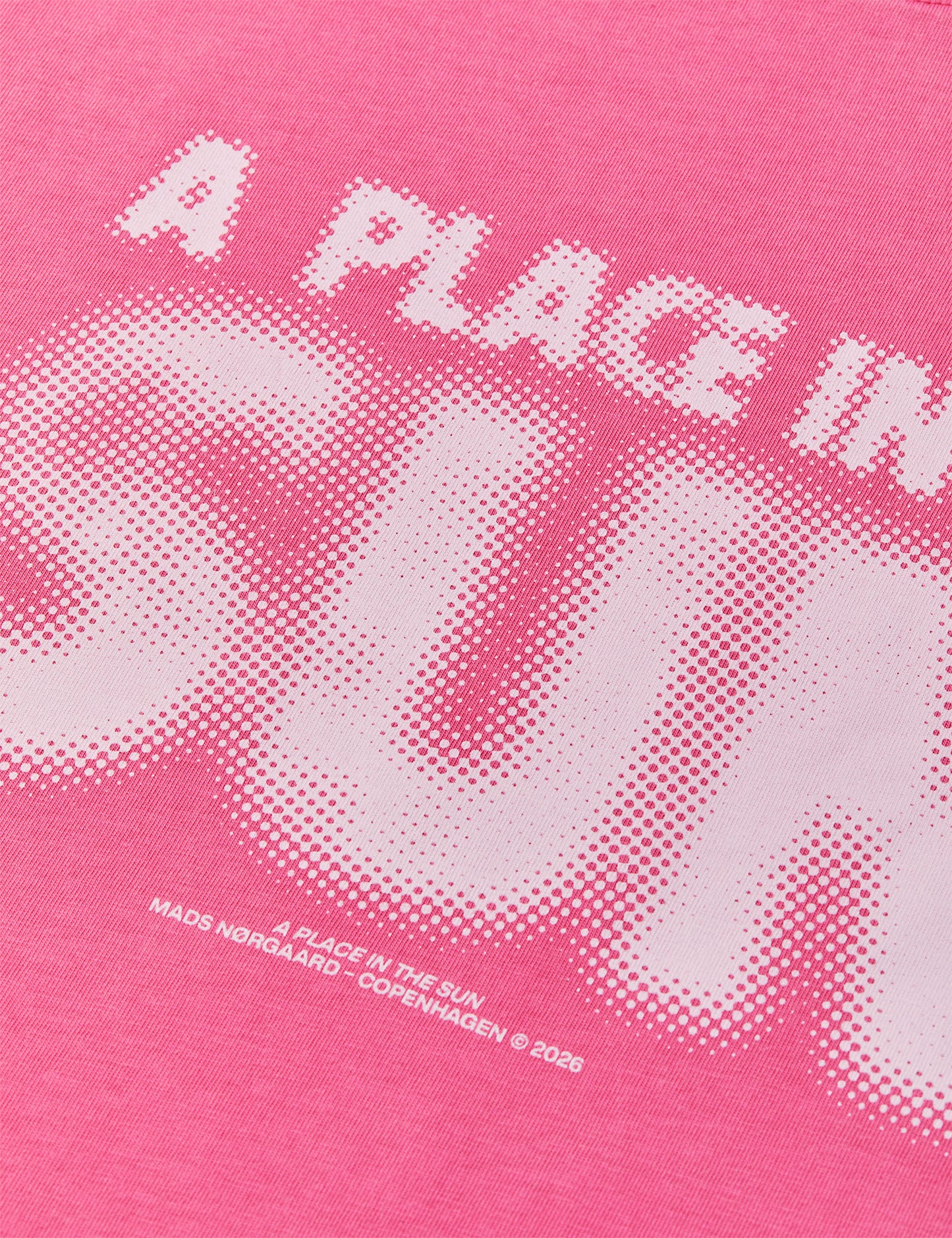 Cotton Jersey Dassel Tee, Carmine Rose