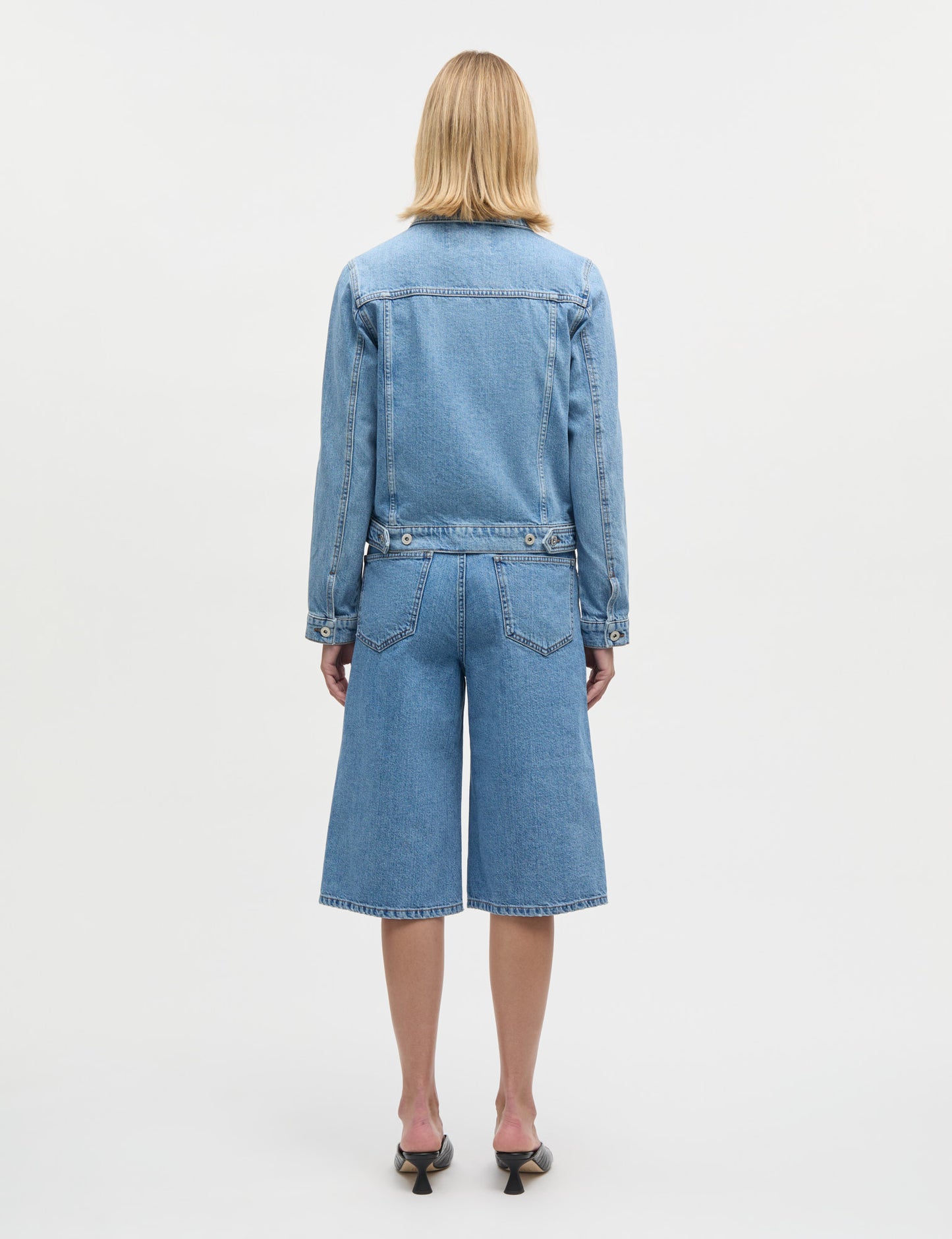 Luke Denim Robyn Shorts, Blue Vintage