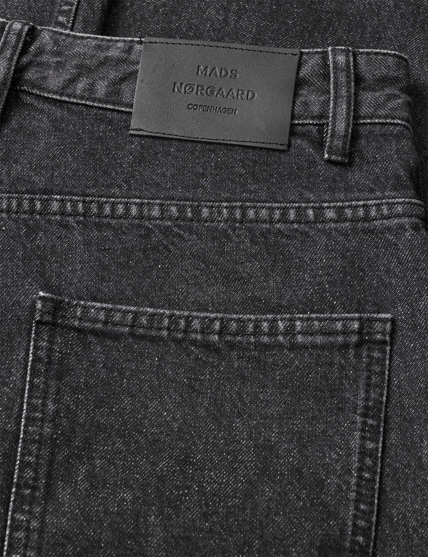 Arizona Black Denim Hannes Jeans, Black Grey Stone Wash