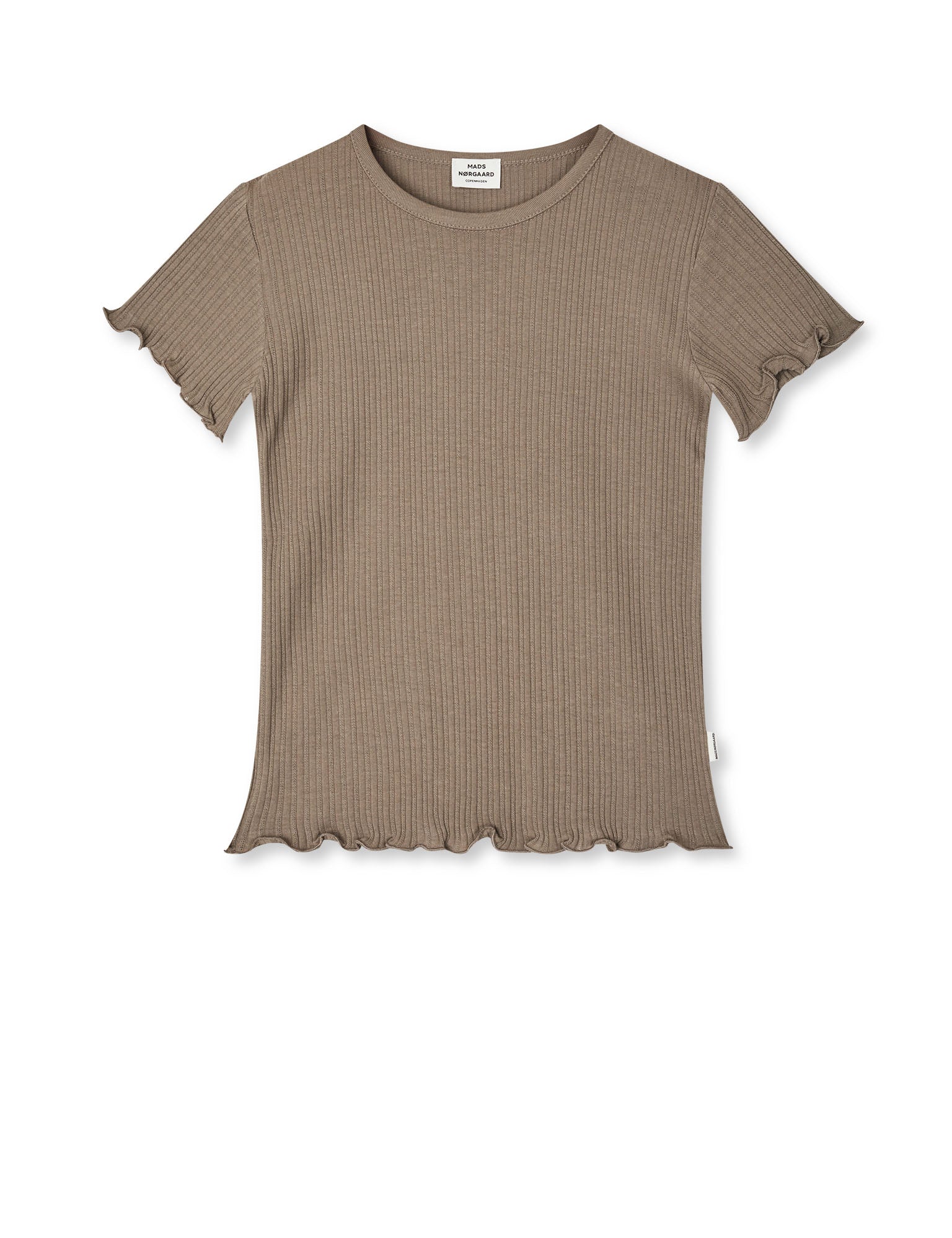 Pointella Trixina Tee, Walnut – MADS NØRGAARD – COPENHAGEN