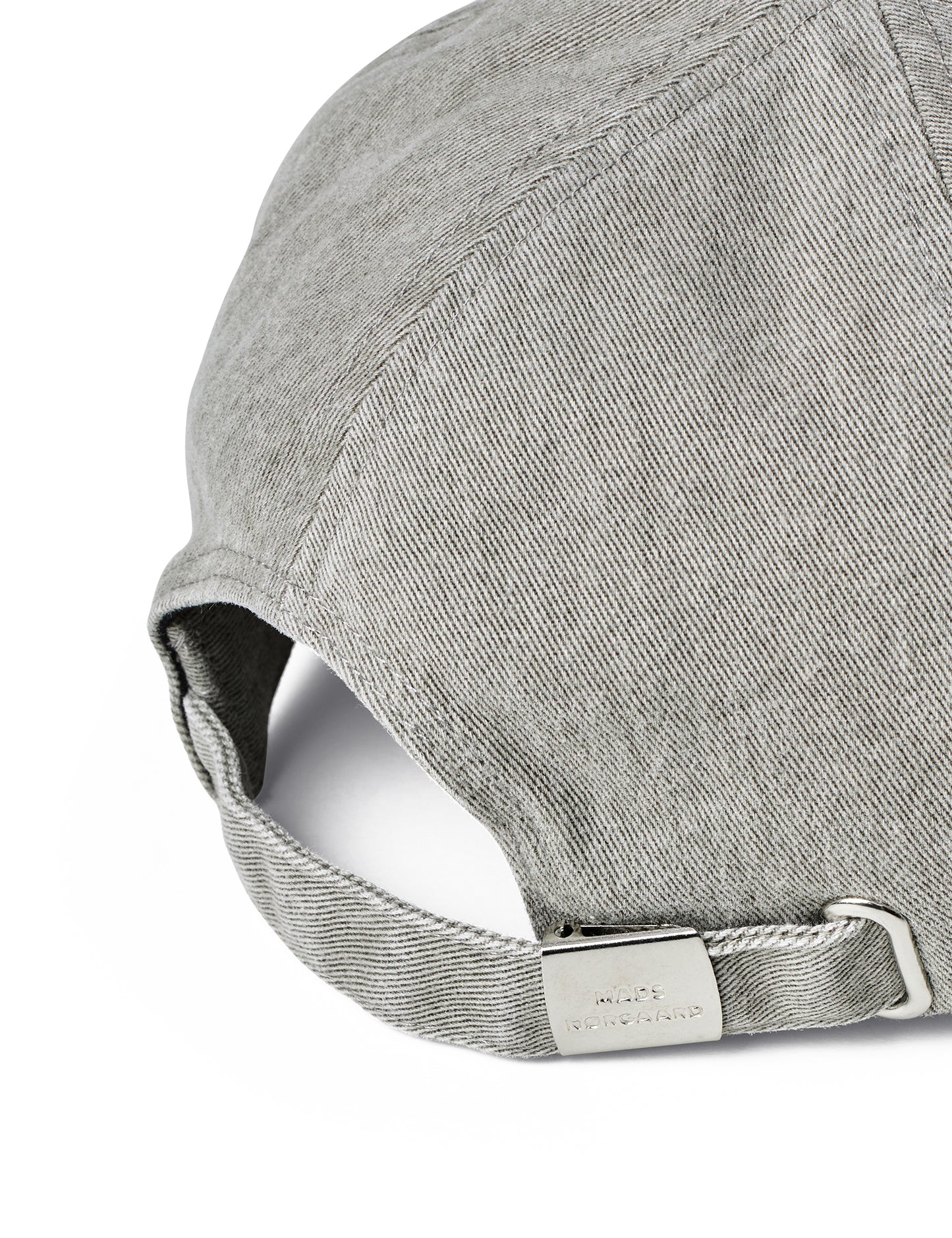 Washed Cotton Twill Mirror Coal Cap, Grey Melange