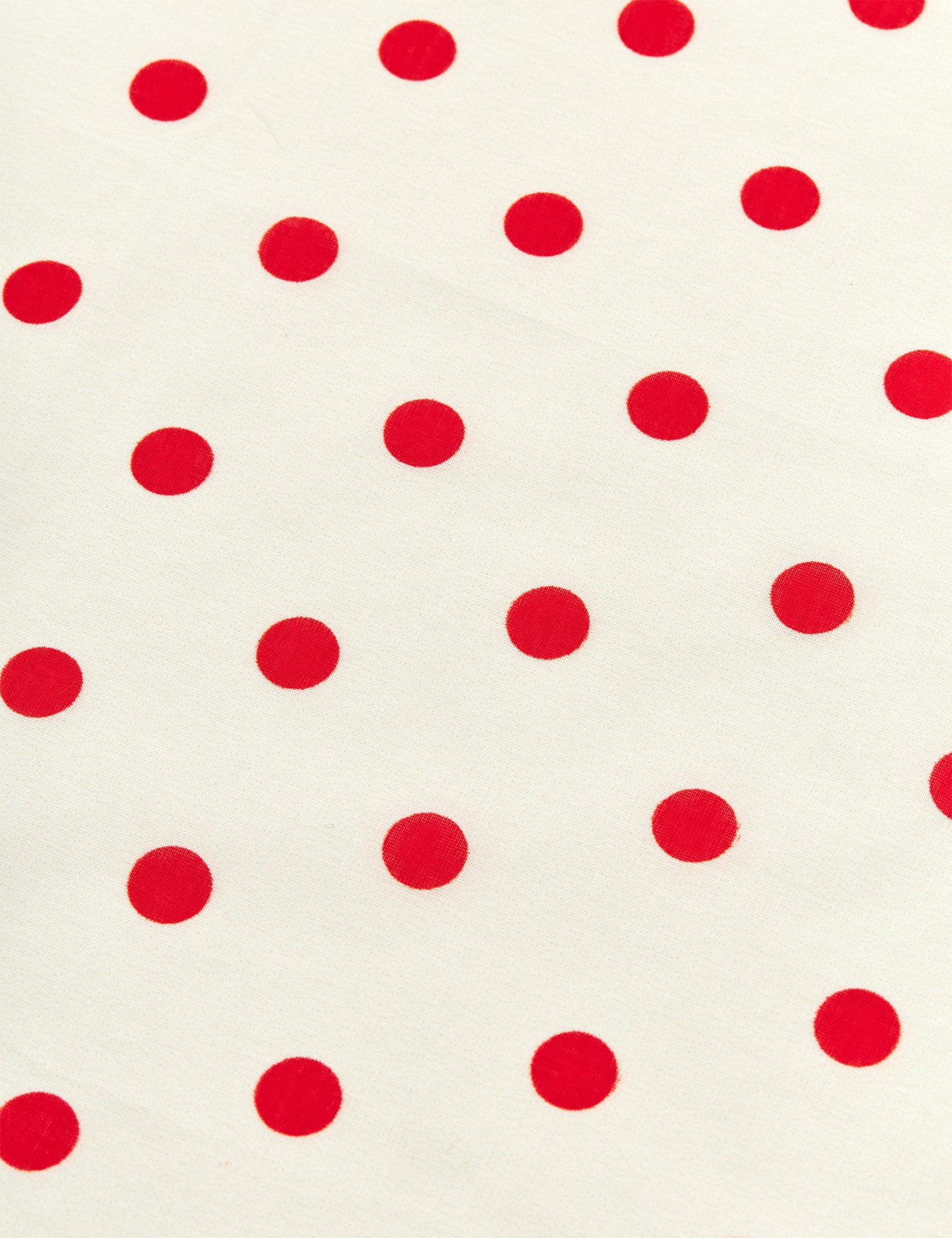 Soft Cotton Self Dot Scarf, Dot AOP/Fiery Red