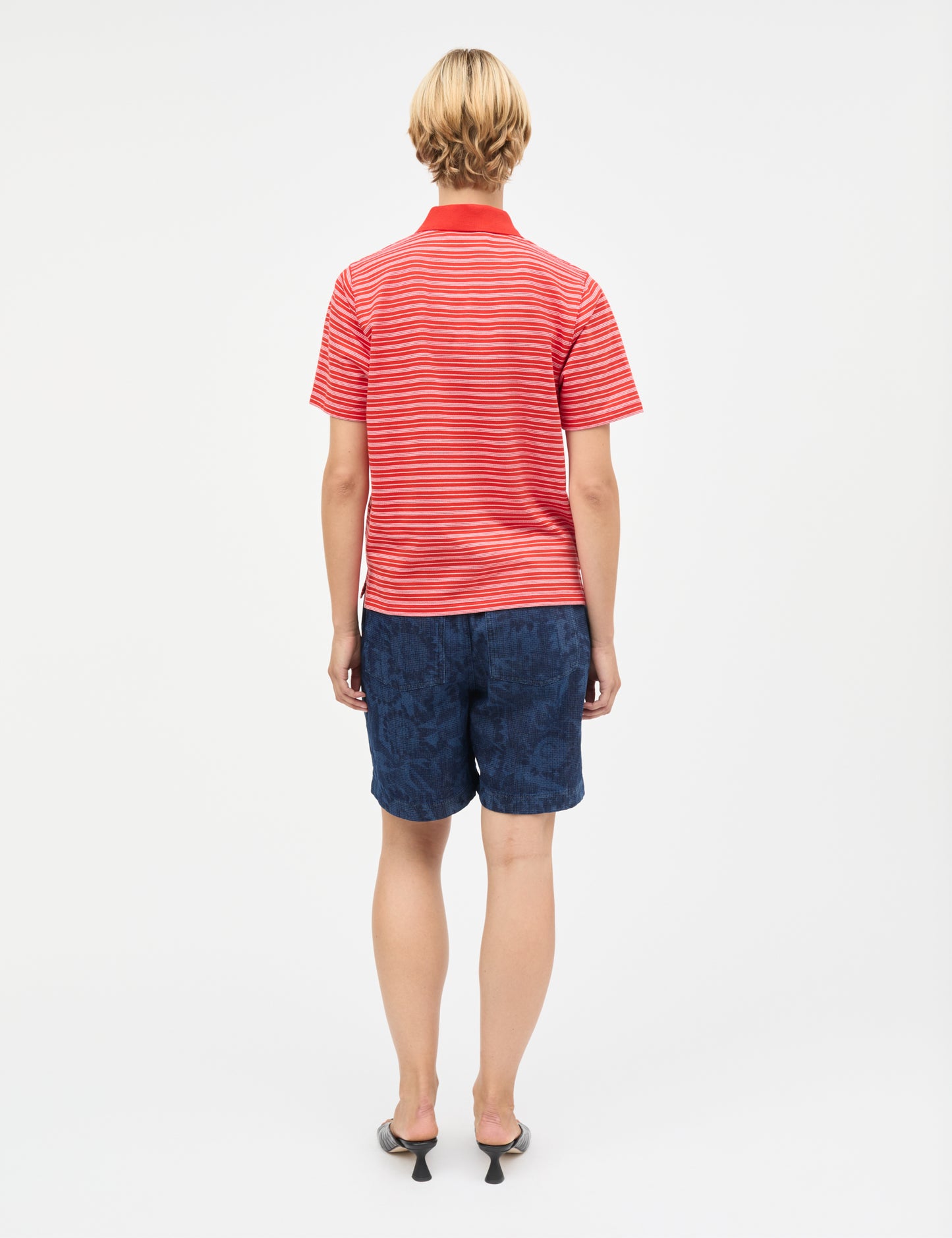 Light Terry Marlo Polo Tee, Fiery Red/Fairy Tale/Vanilla I
