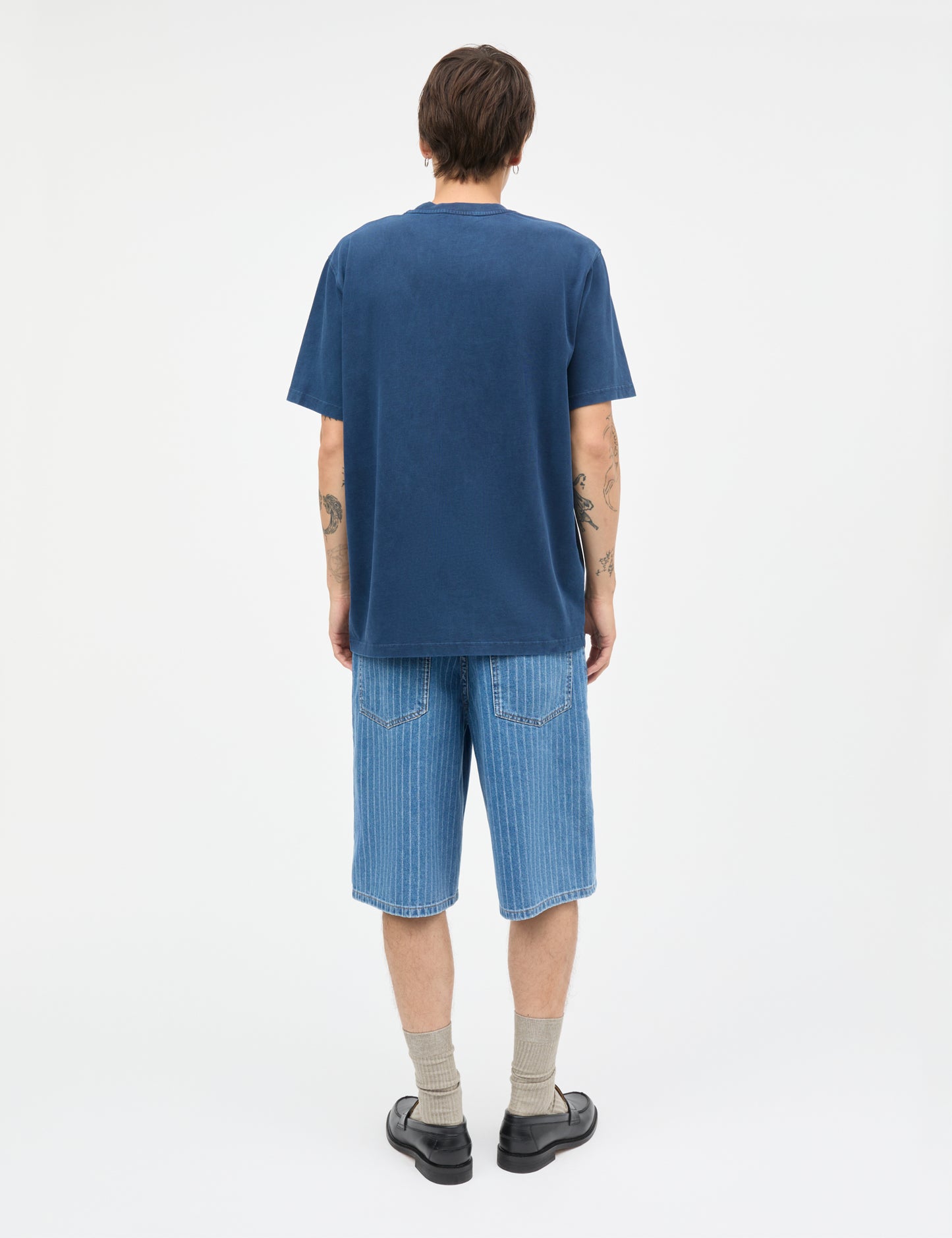 Combed Jersey Dye Thorbjørn Tee, Sky Captain