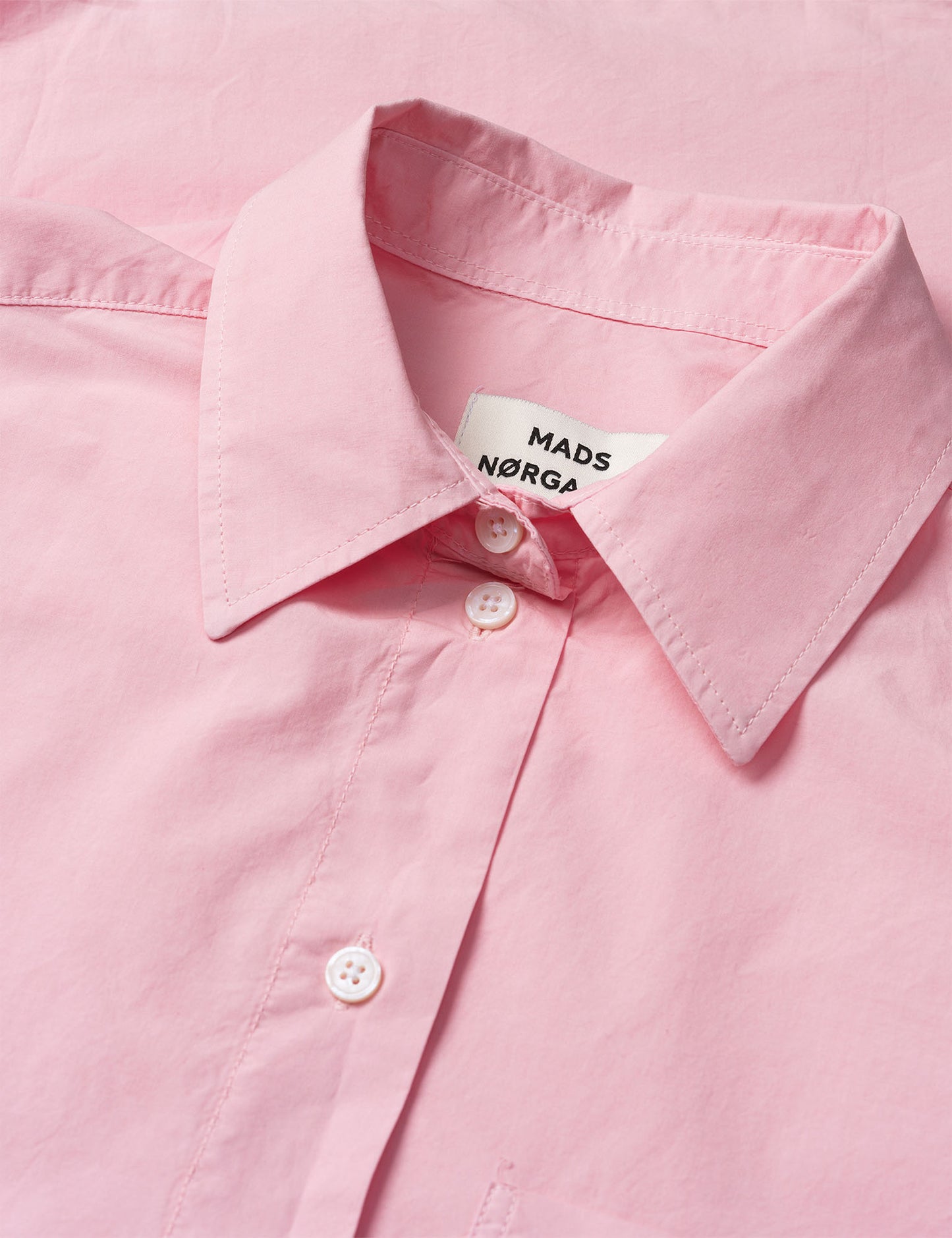 Crispy Poplin Carol Shirt, Icy Pink