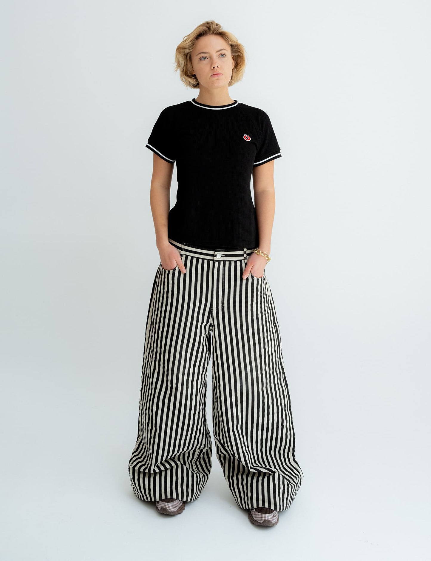 Megan Baby Tee, Black