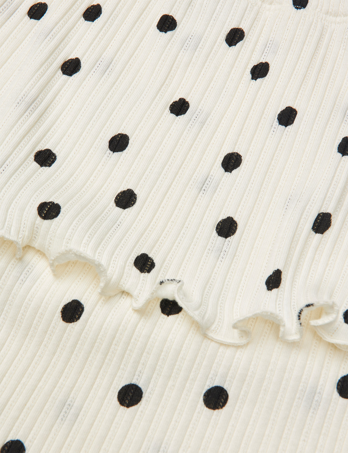 Pointella Sallie Skirt AOP, Dot AOP Vanilla Ice