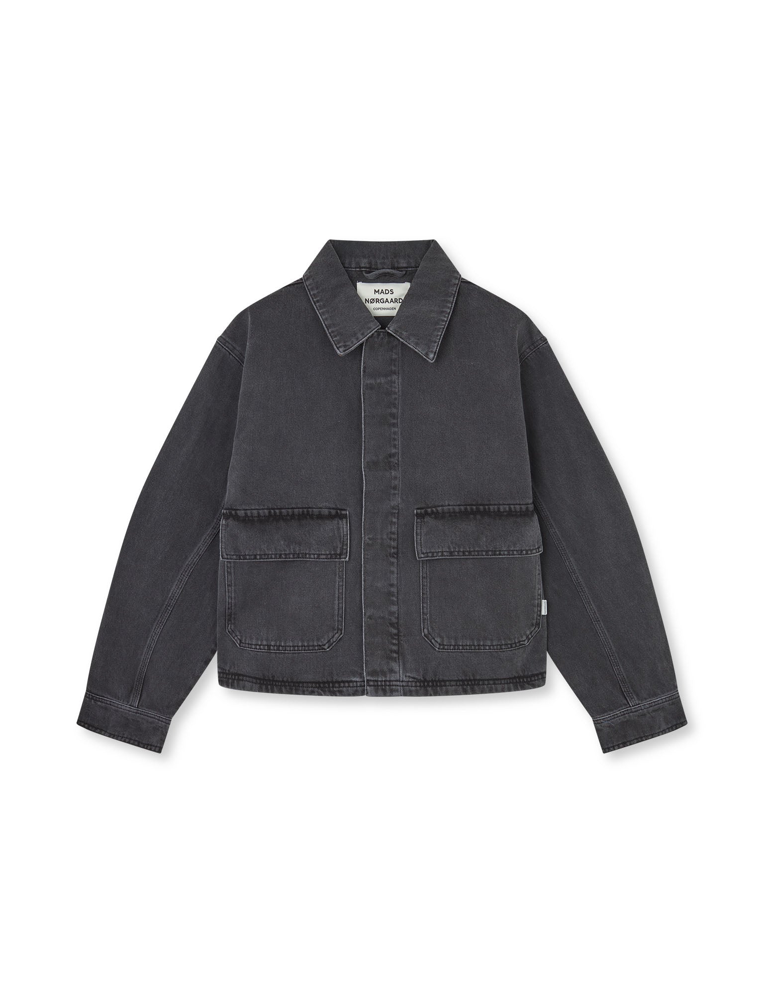 Luke Black Denim Solar Jacket, Black Vintage – MADS NØRGAARD