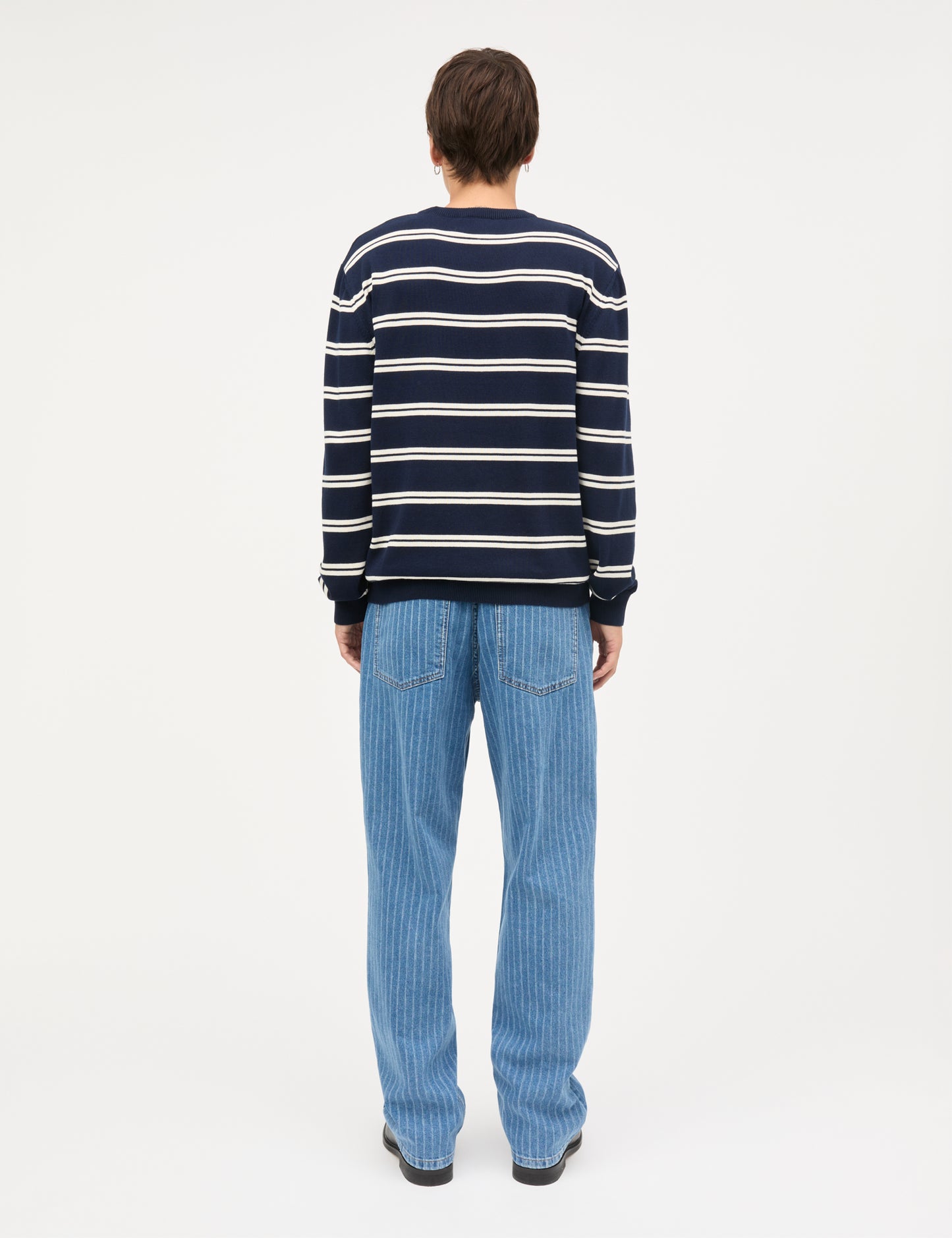 Tight Cotton Karsten Knit ST., Sky Captain/Vanilla Ice