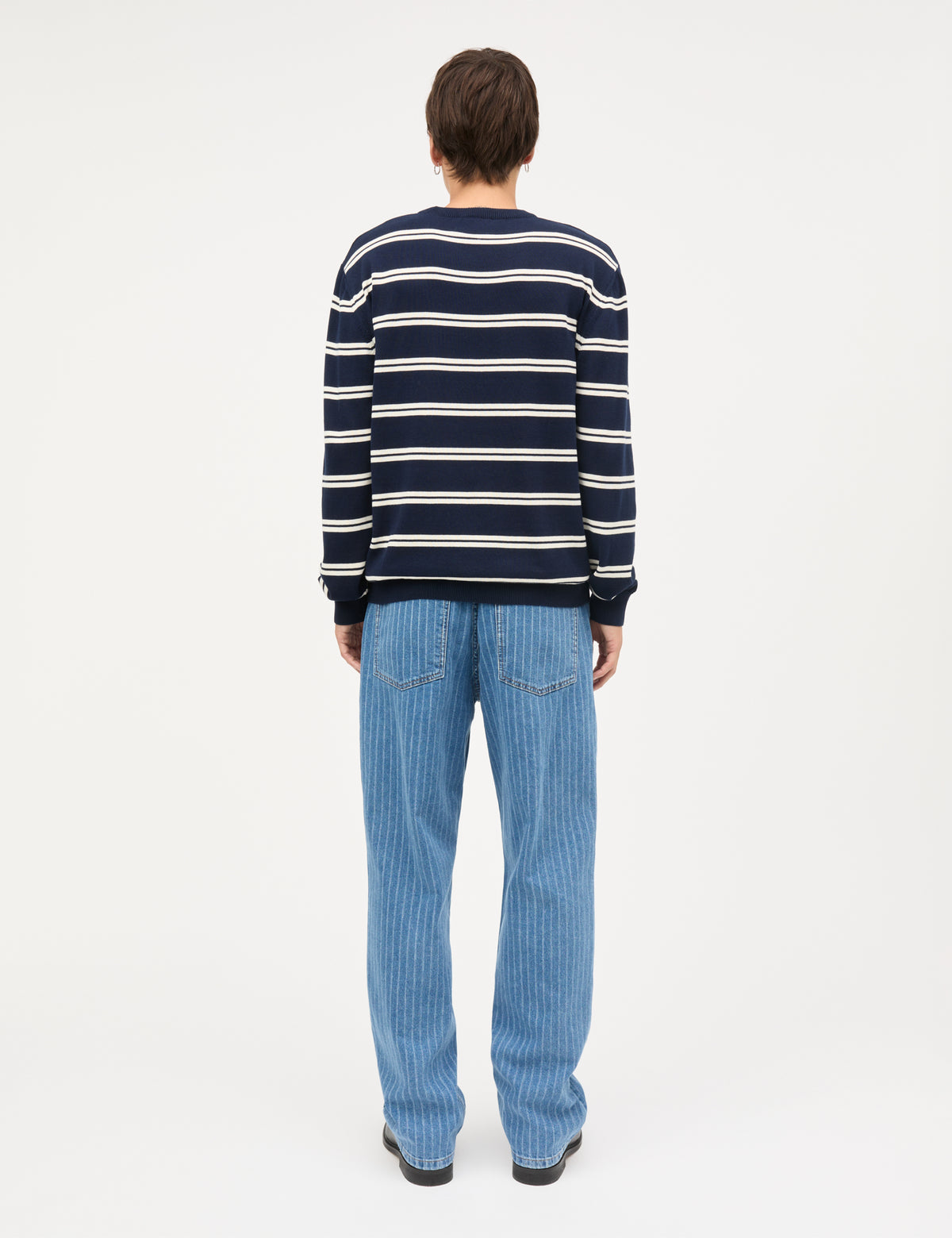 Tight Cotton Karsten Knit ST., Sky Captain/Vanilla Ice