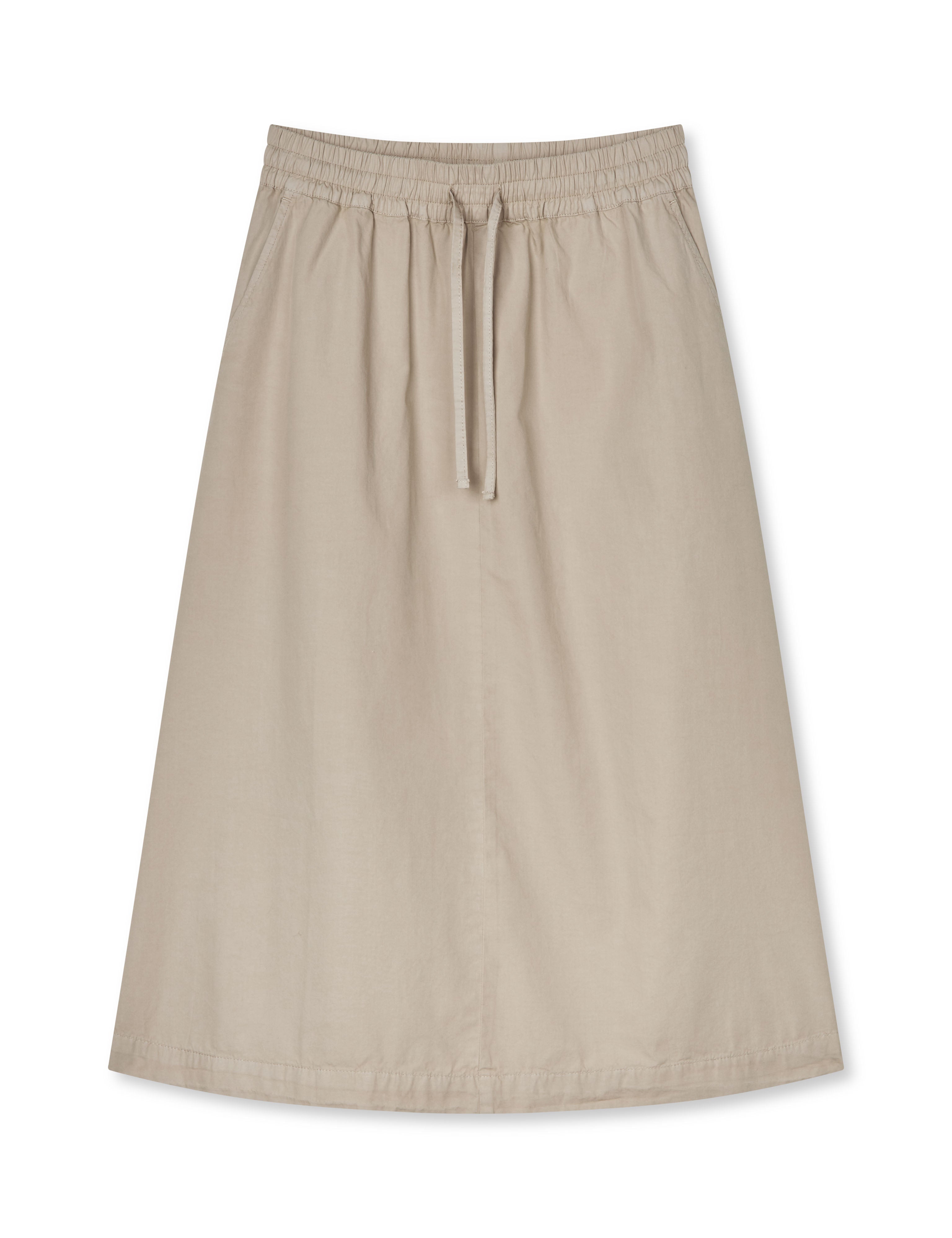 Dyed Weave Luni Skirt, Plaza Taupe – MADS NØRGAARD – COPENHAGEN