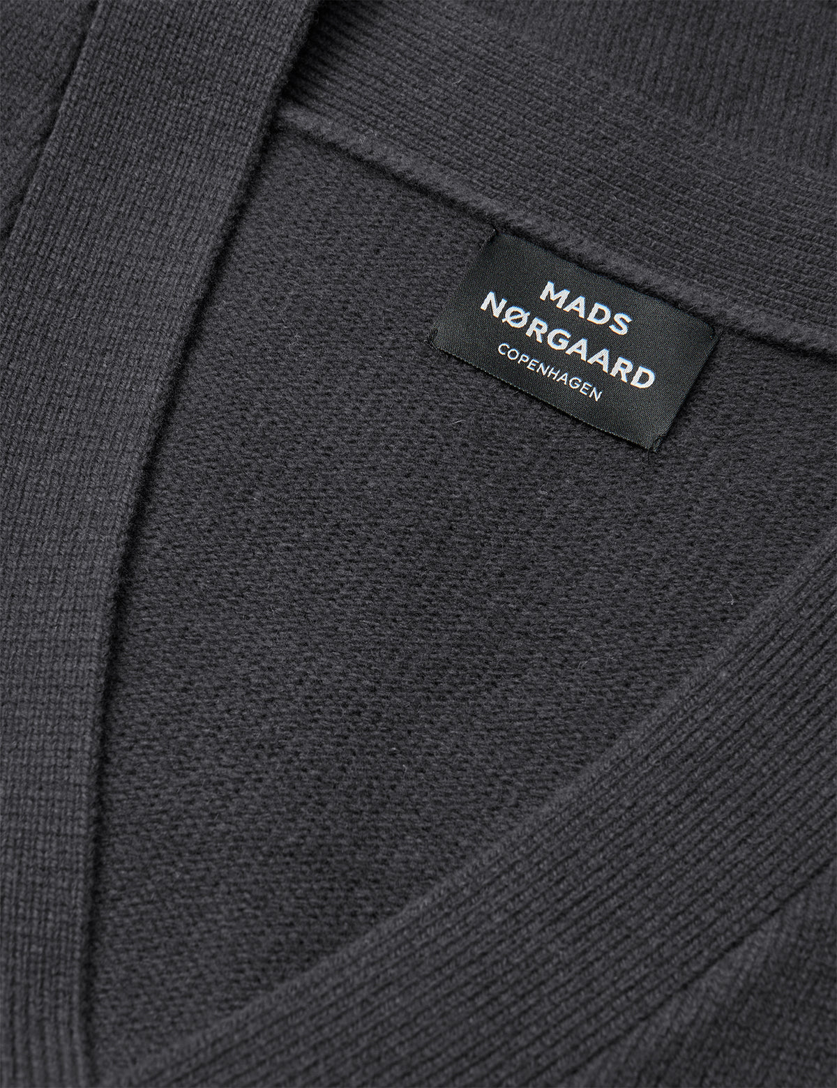 Super Wool Cardigan Knit, Asphalt