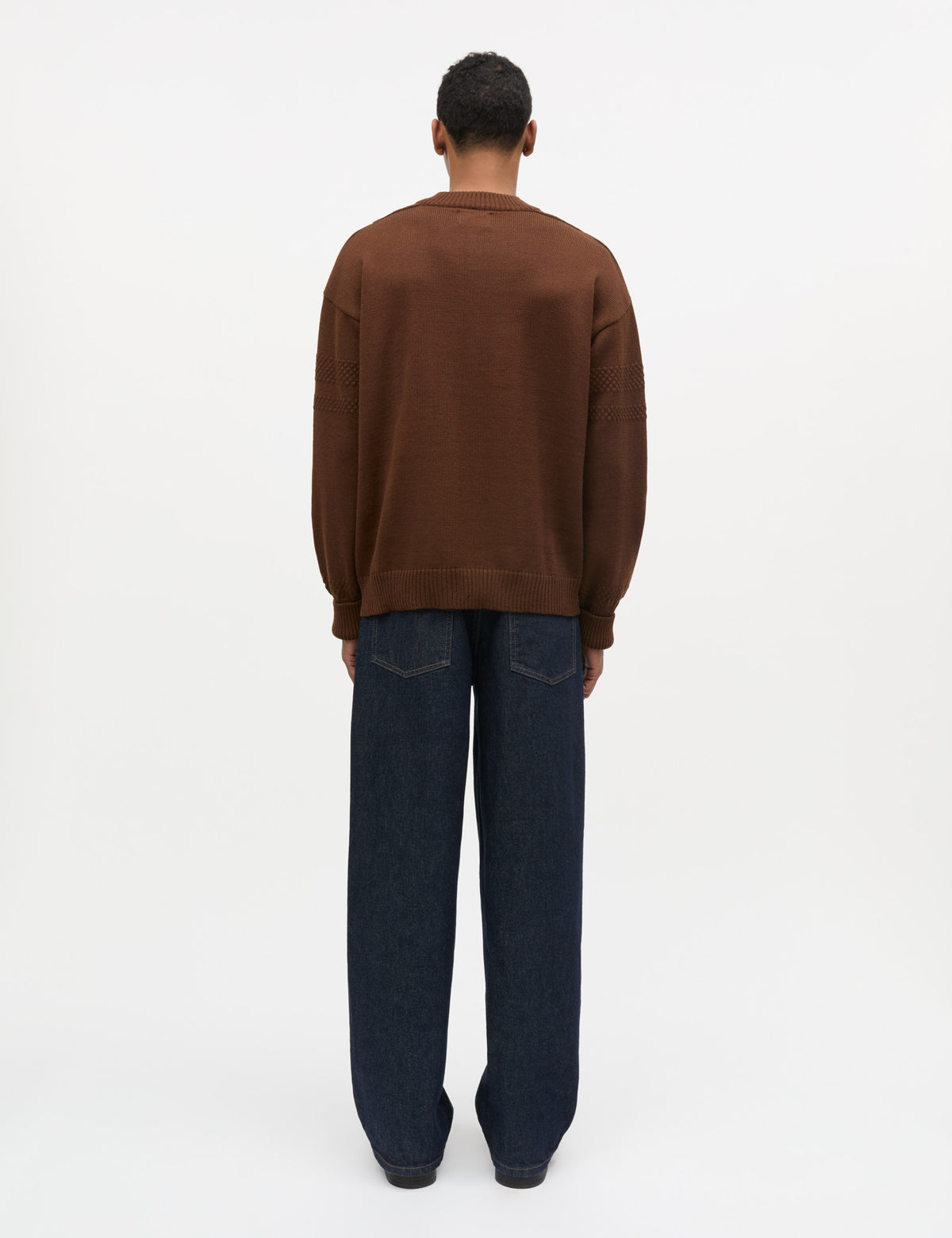 Wool Kjeld Cardigan Knit, Cocoa
