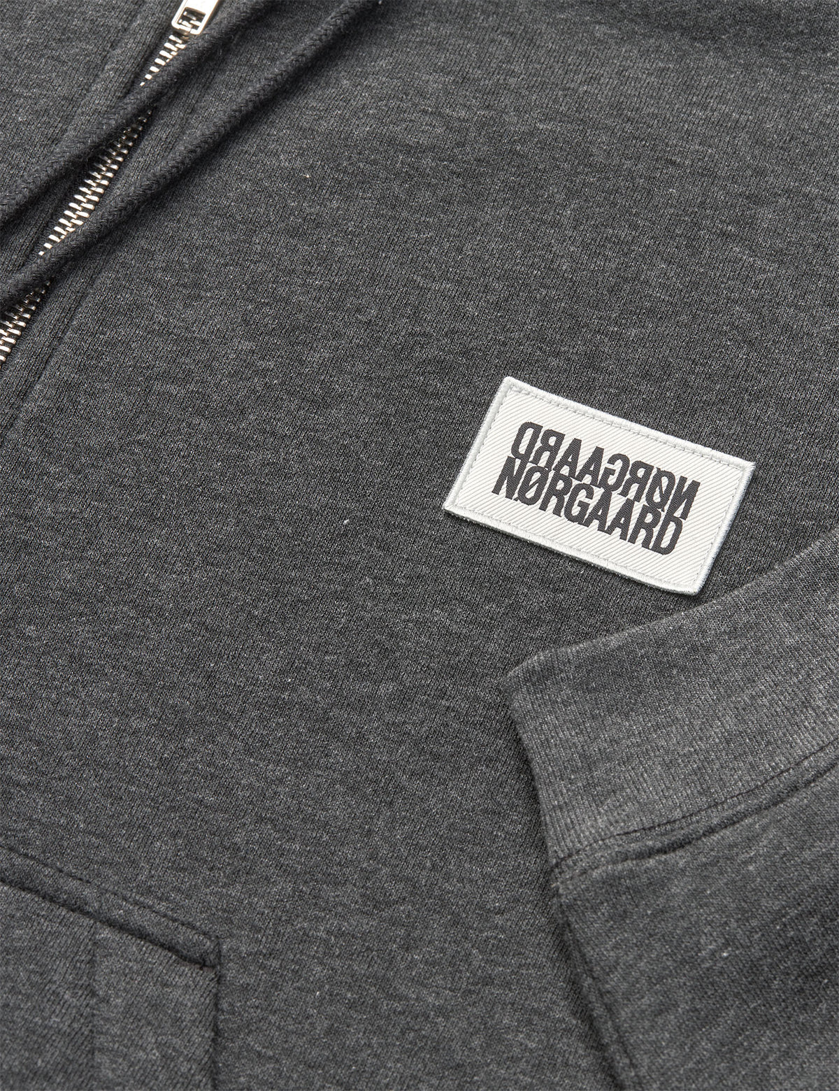 Standard Bobo Hood Sweatshirt, Dark Grey Melange