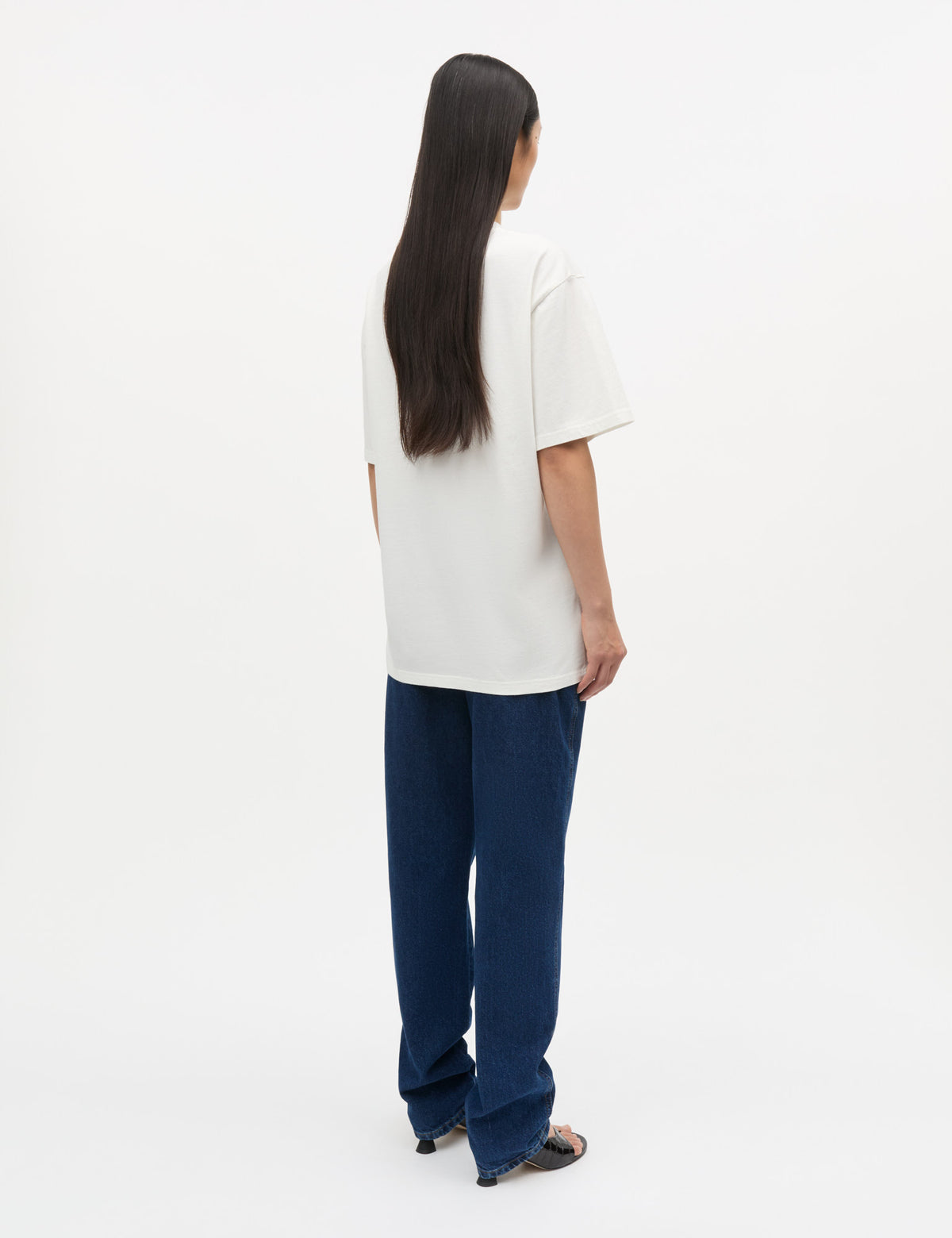 Cotton Jersey Dassel Tee, Snow White