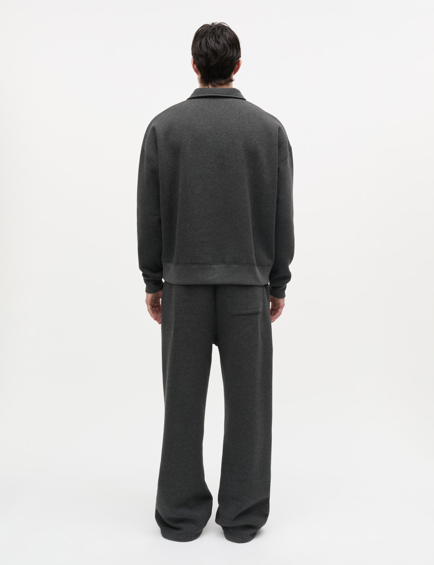 Standard Niko Sweatpants, Dark Grey Melange