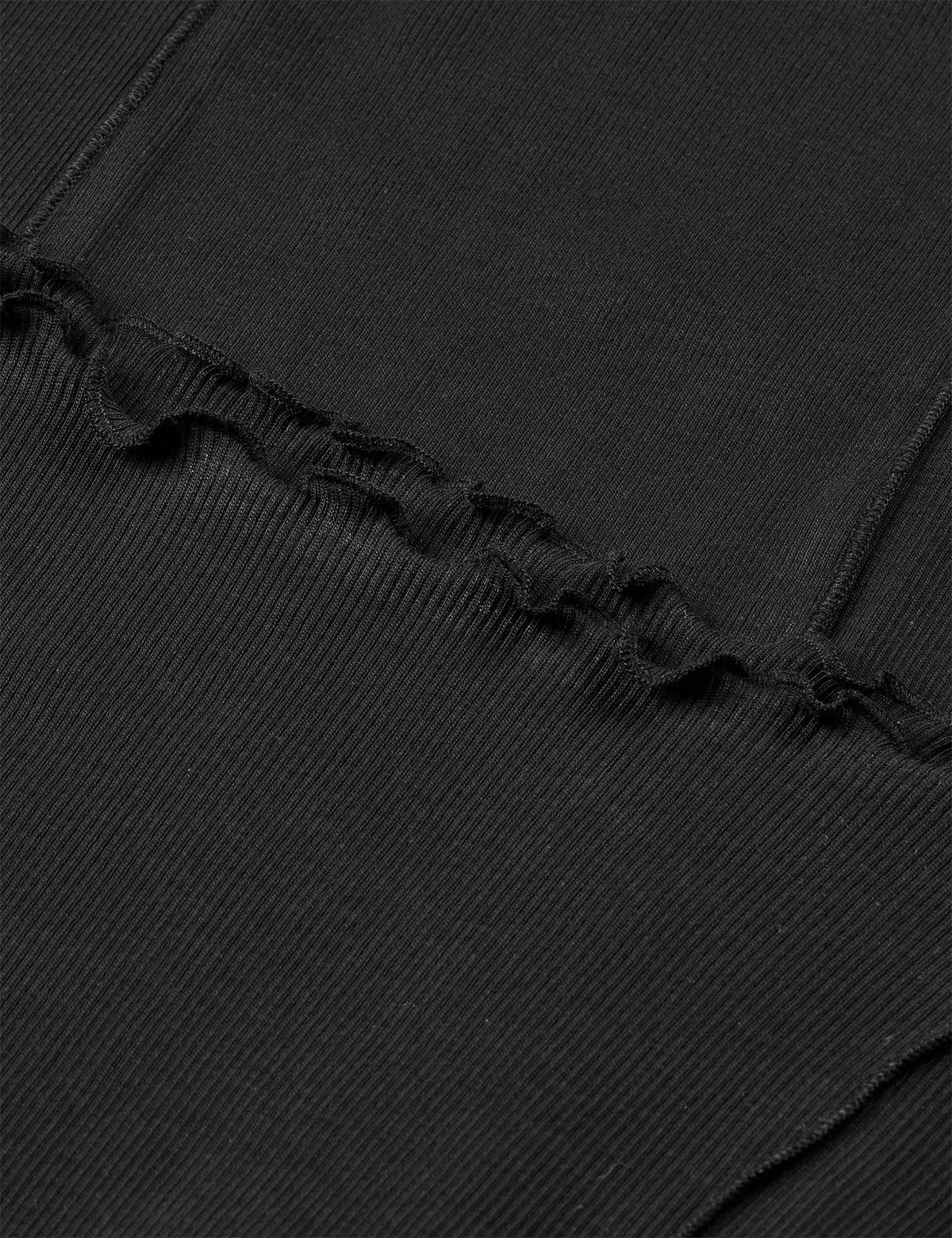 2x2 Cotton Siri Top, Black