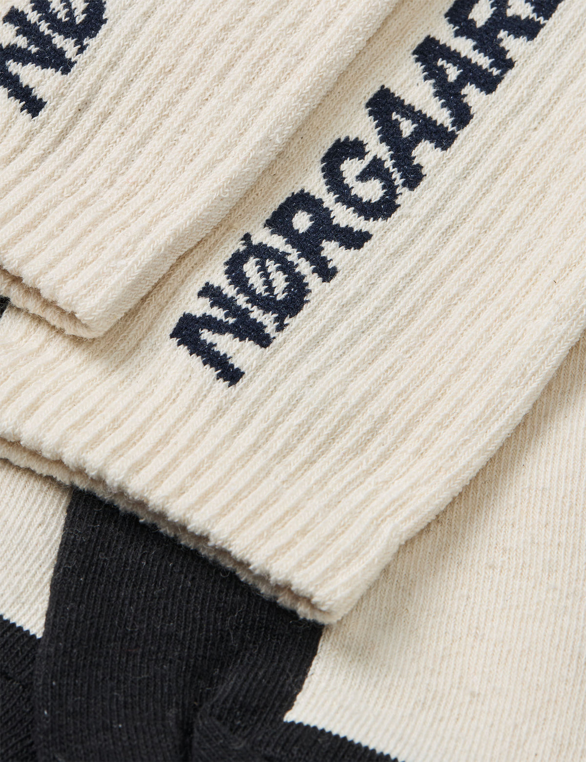 Logo Stepper Single Sock, Vanilla Ice