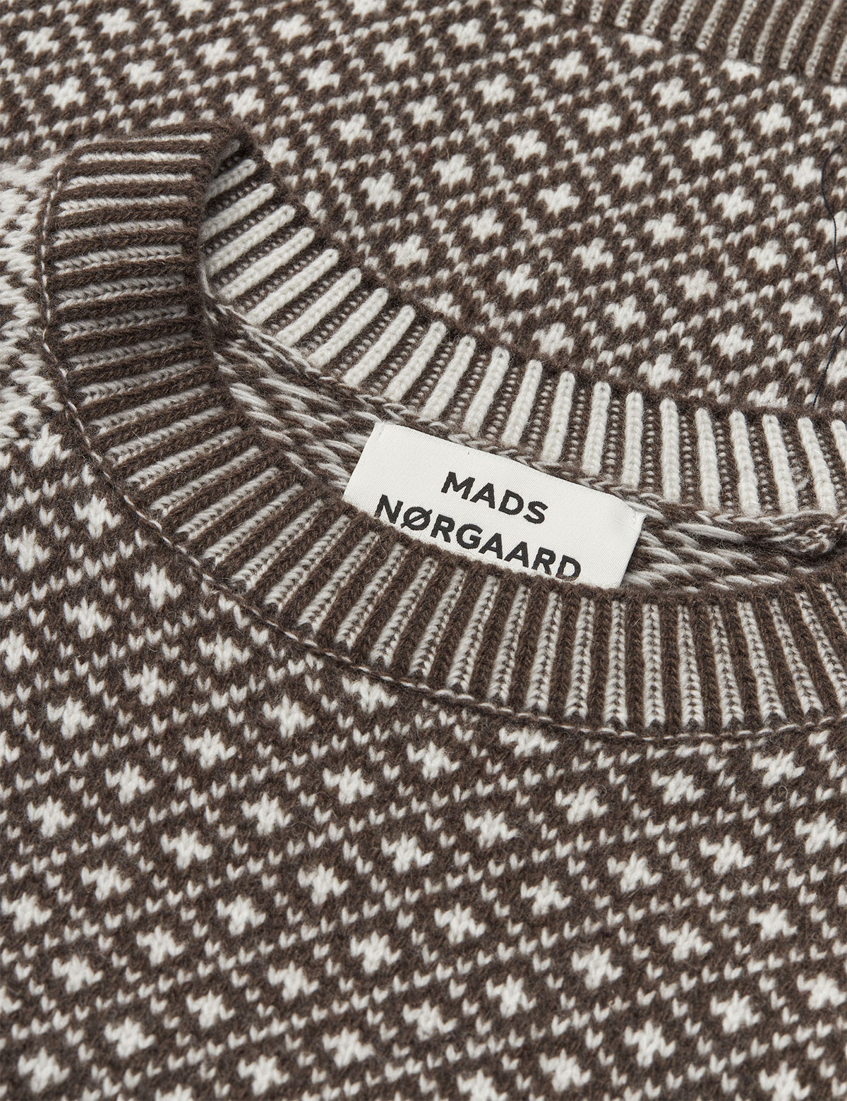 Super Wool Sofie Iceland Sweater, Turkish Coffee/Vanilla Ice