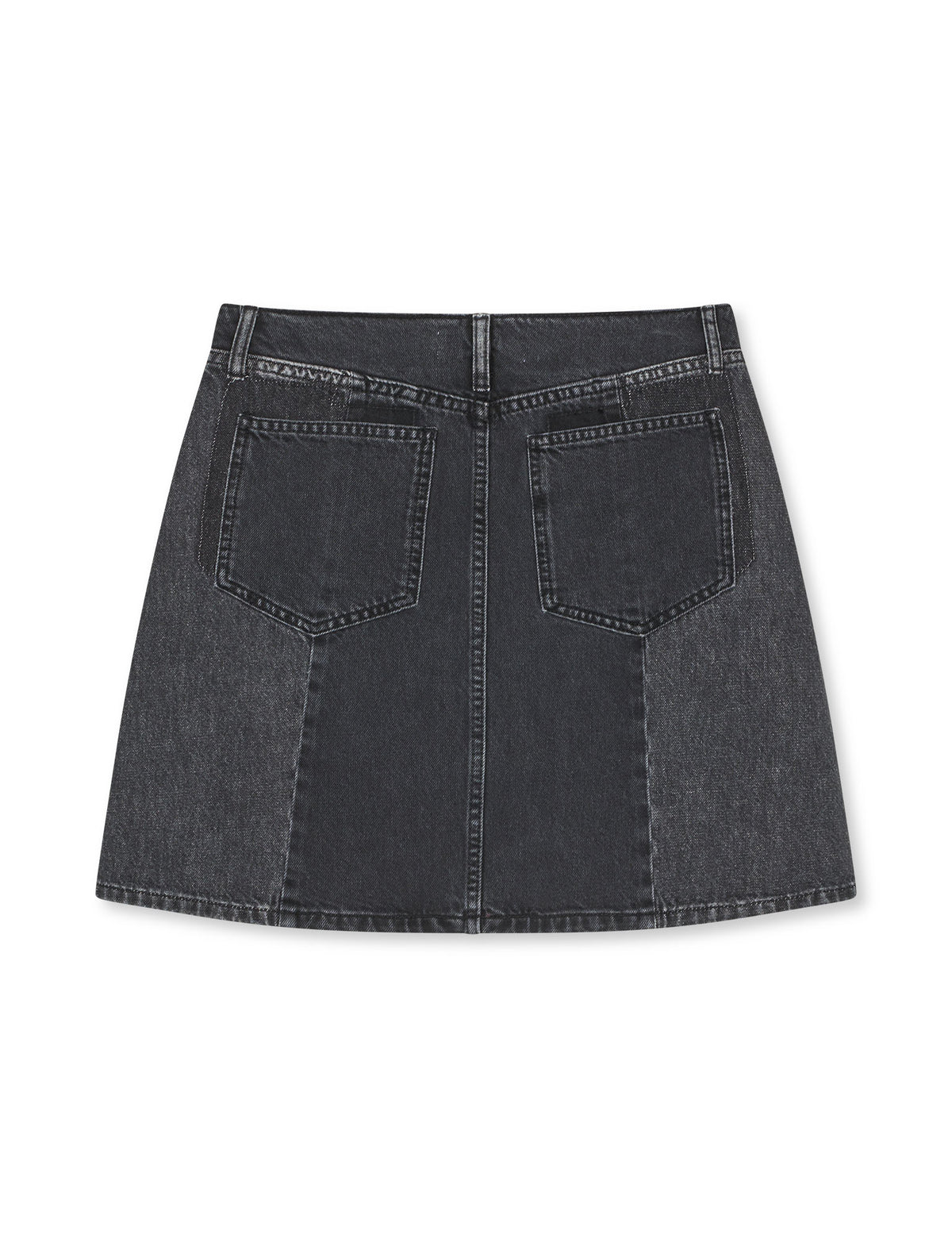 Salvo Denim Riri Skirt, Black Stone Wash