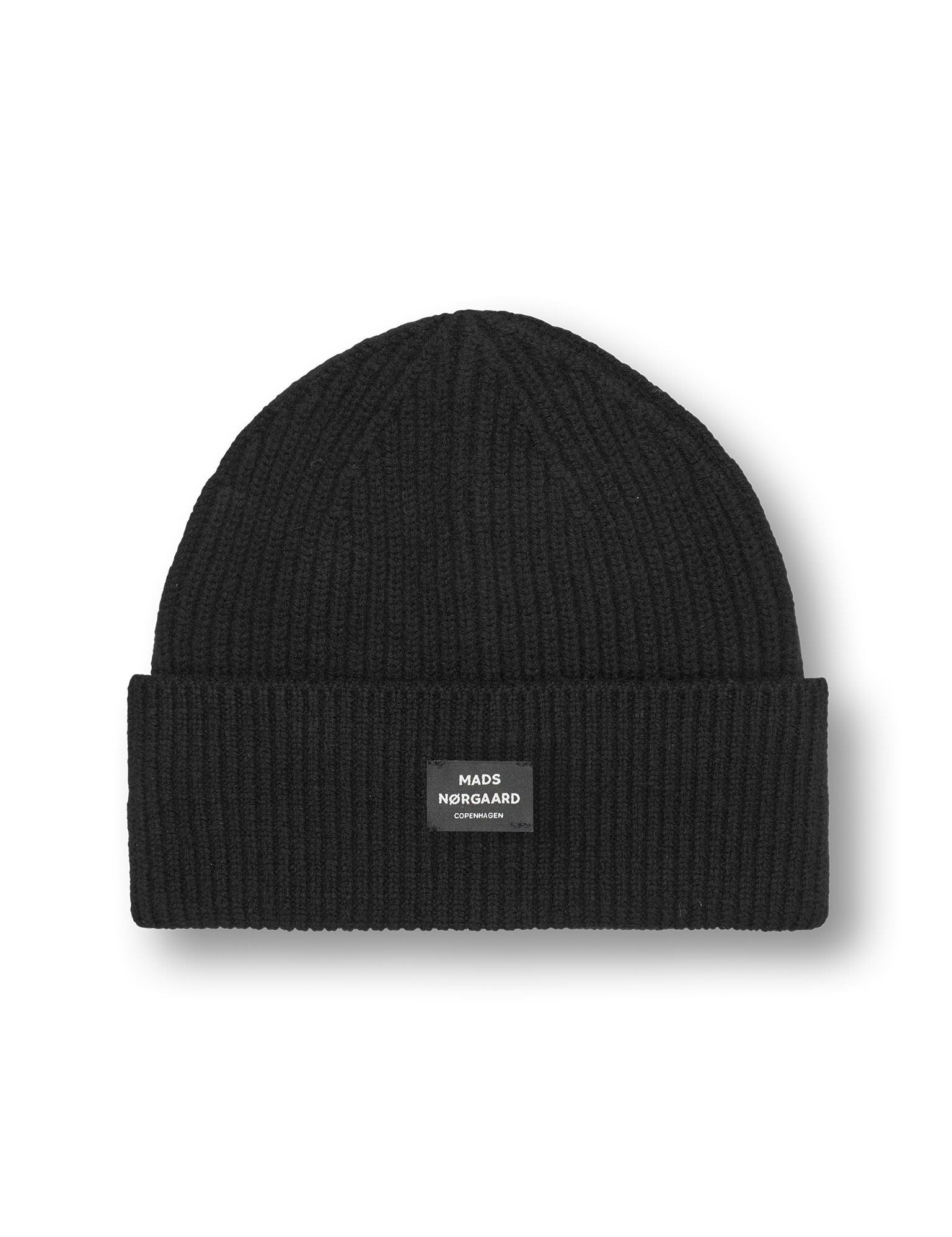 One Wool Bran Beanie, Black – MADS NØRGAARD – COPENHAGEN