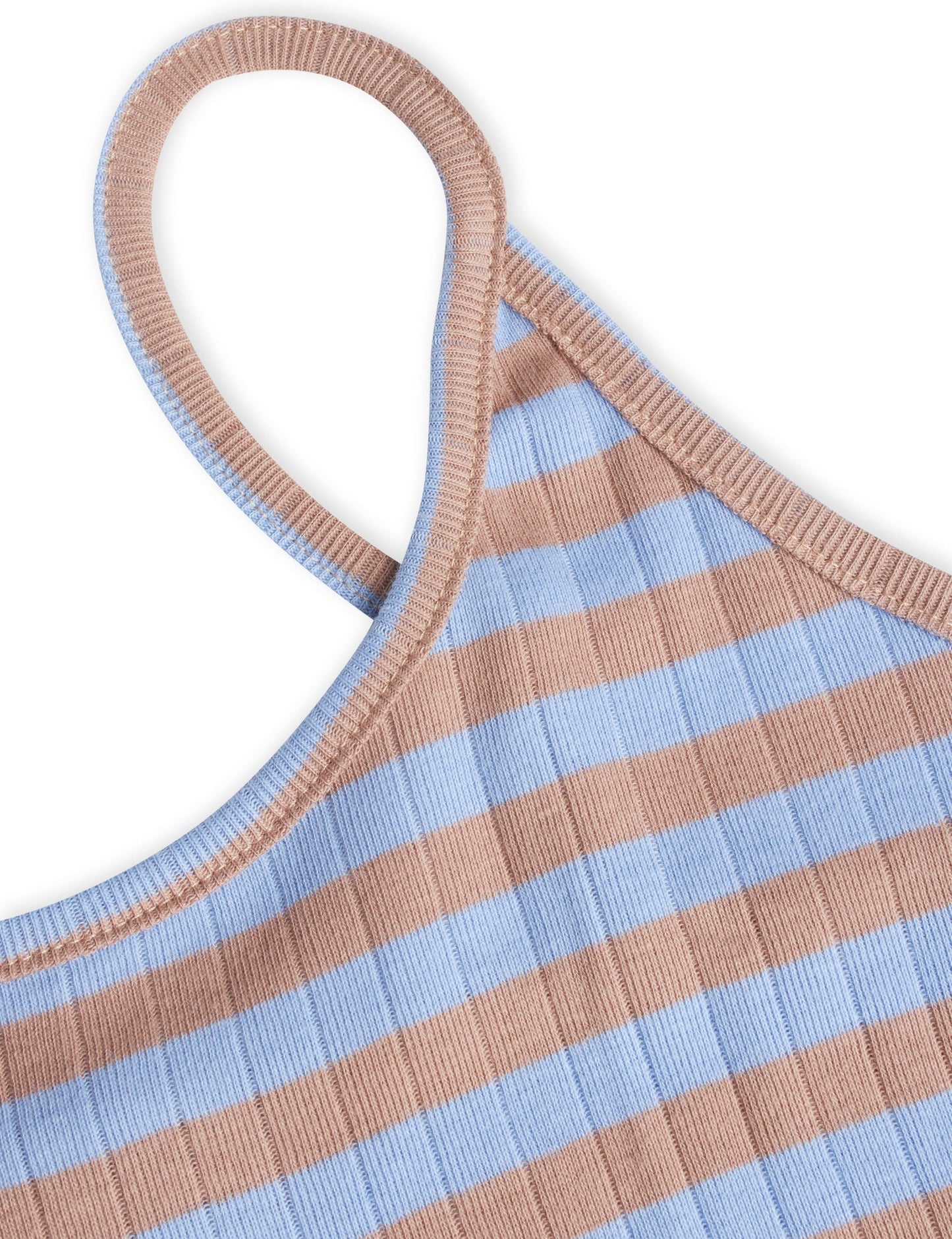 NPS Broadway Strap Dress, Navy/Camel