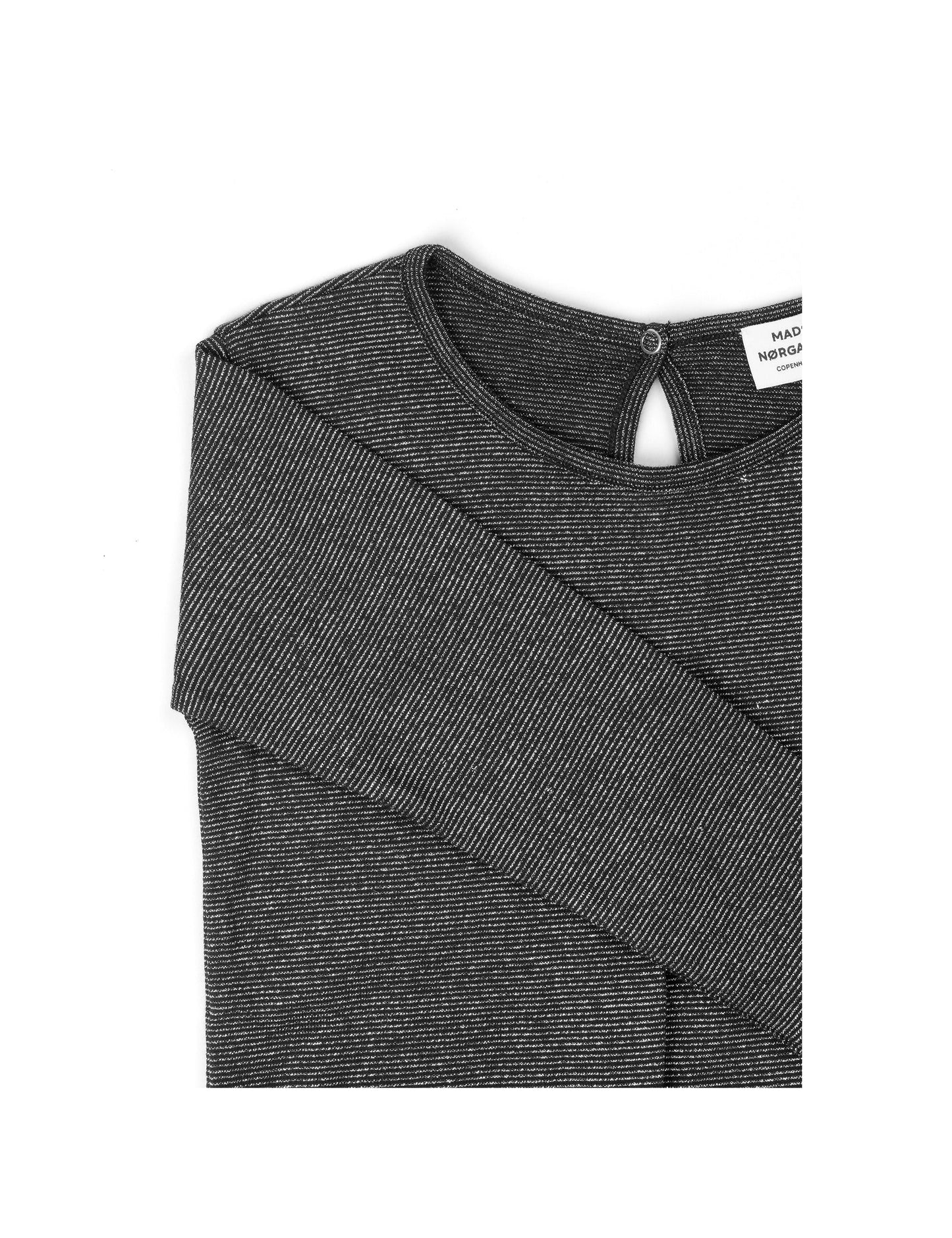 Glittery Stripe Cavini Long, Black/Silver