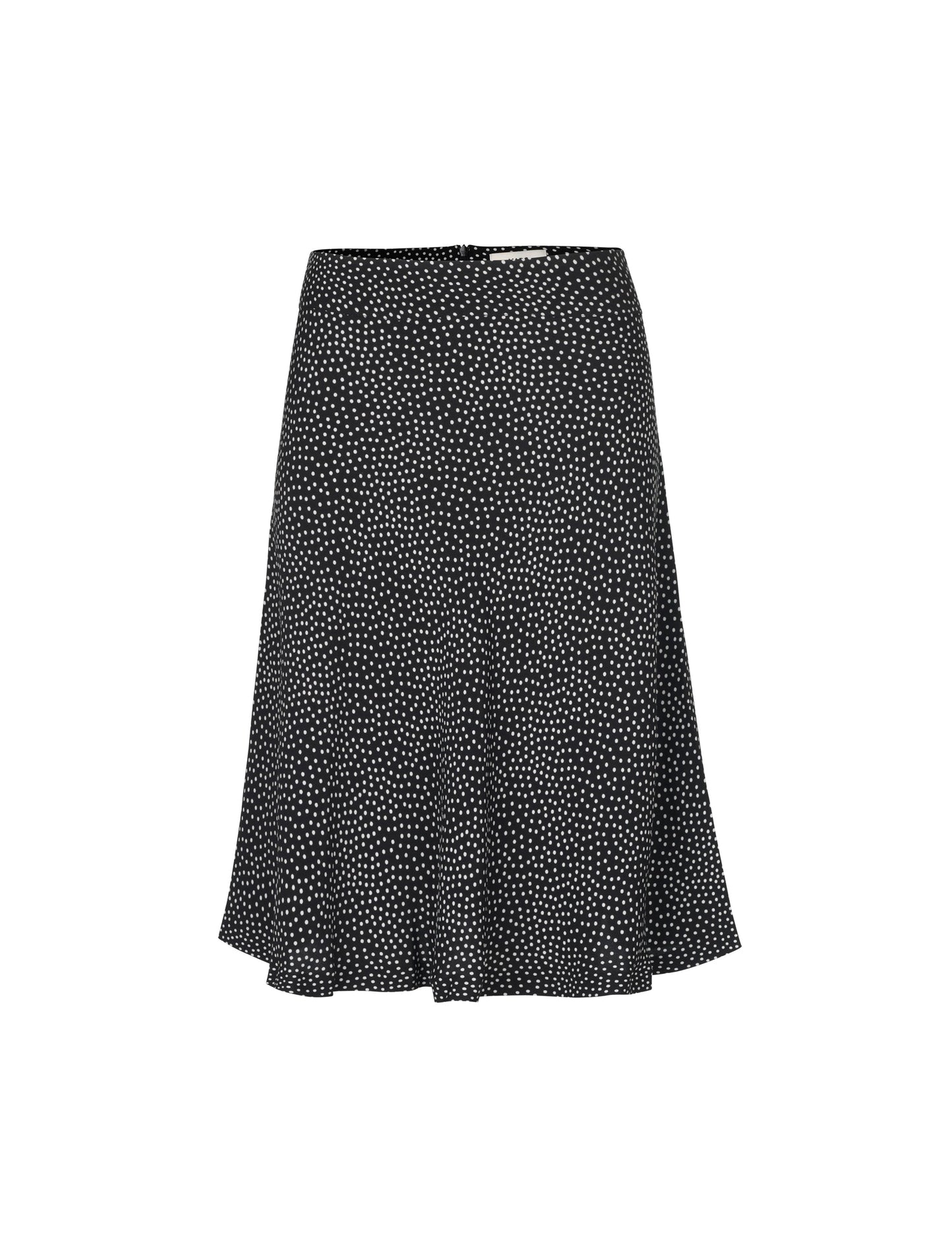 Dot Viscose Stelly c, Black/Ecru