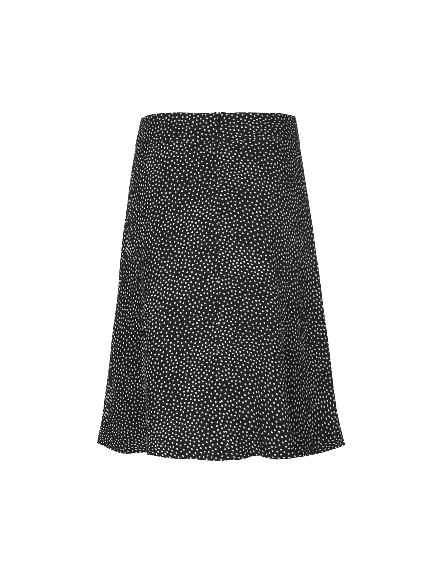 Dot Viscose Stelly c, Black/Ecru