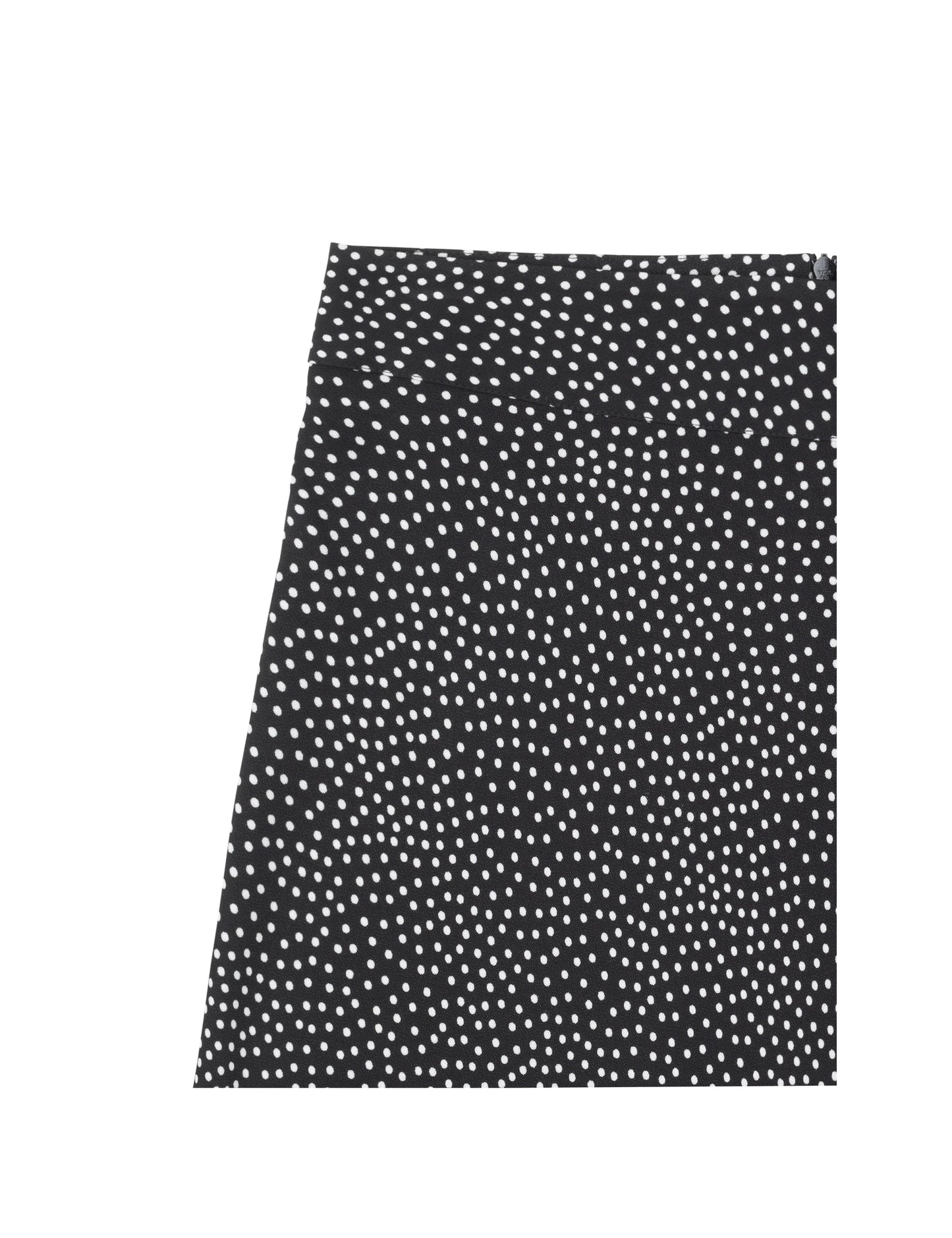 Dot Viscose Stelly c, Black/Ecru