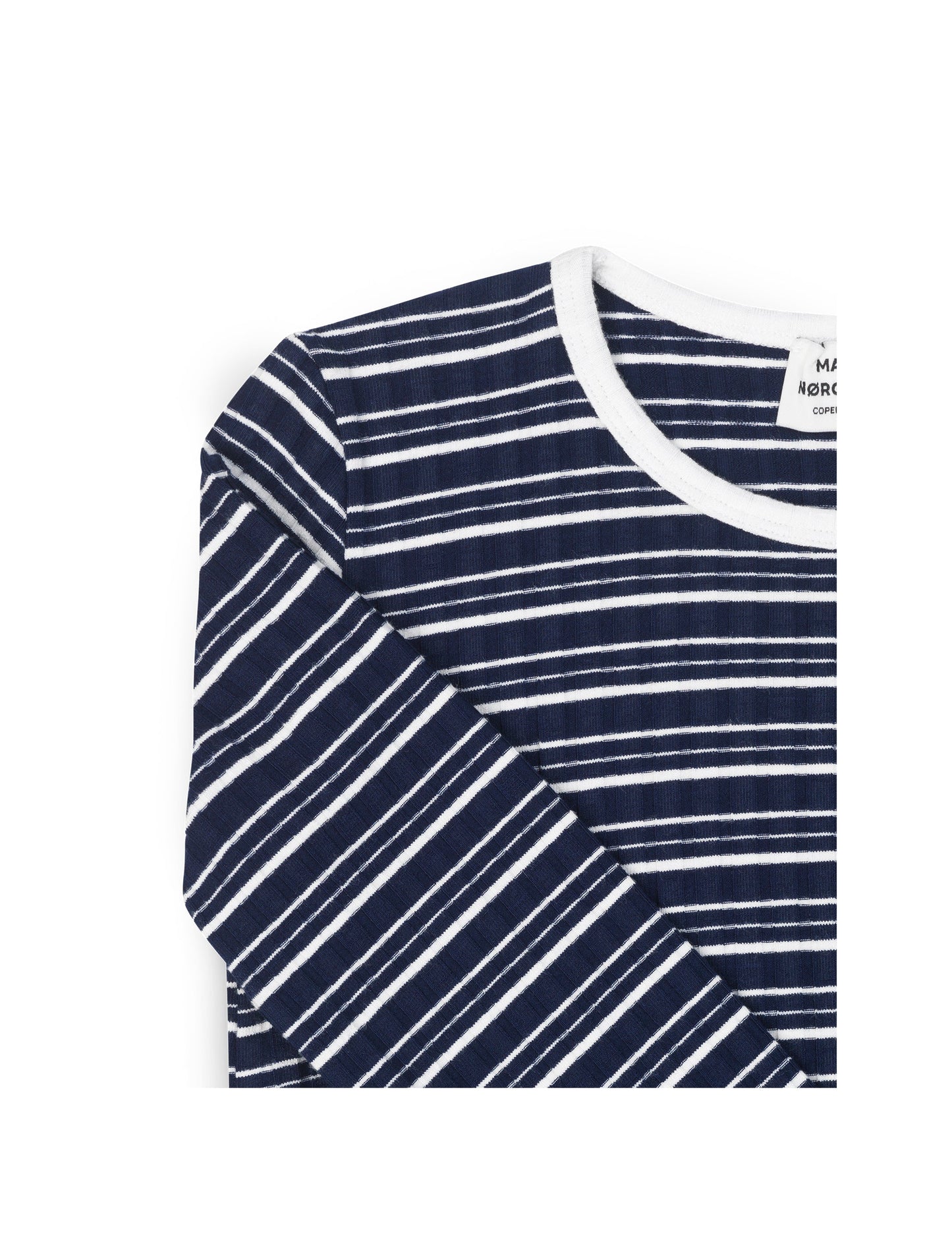5x5 Cool Stripe Droni, Navy/Ecru