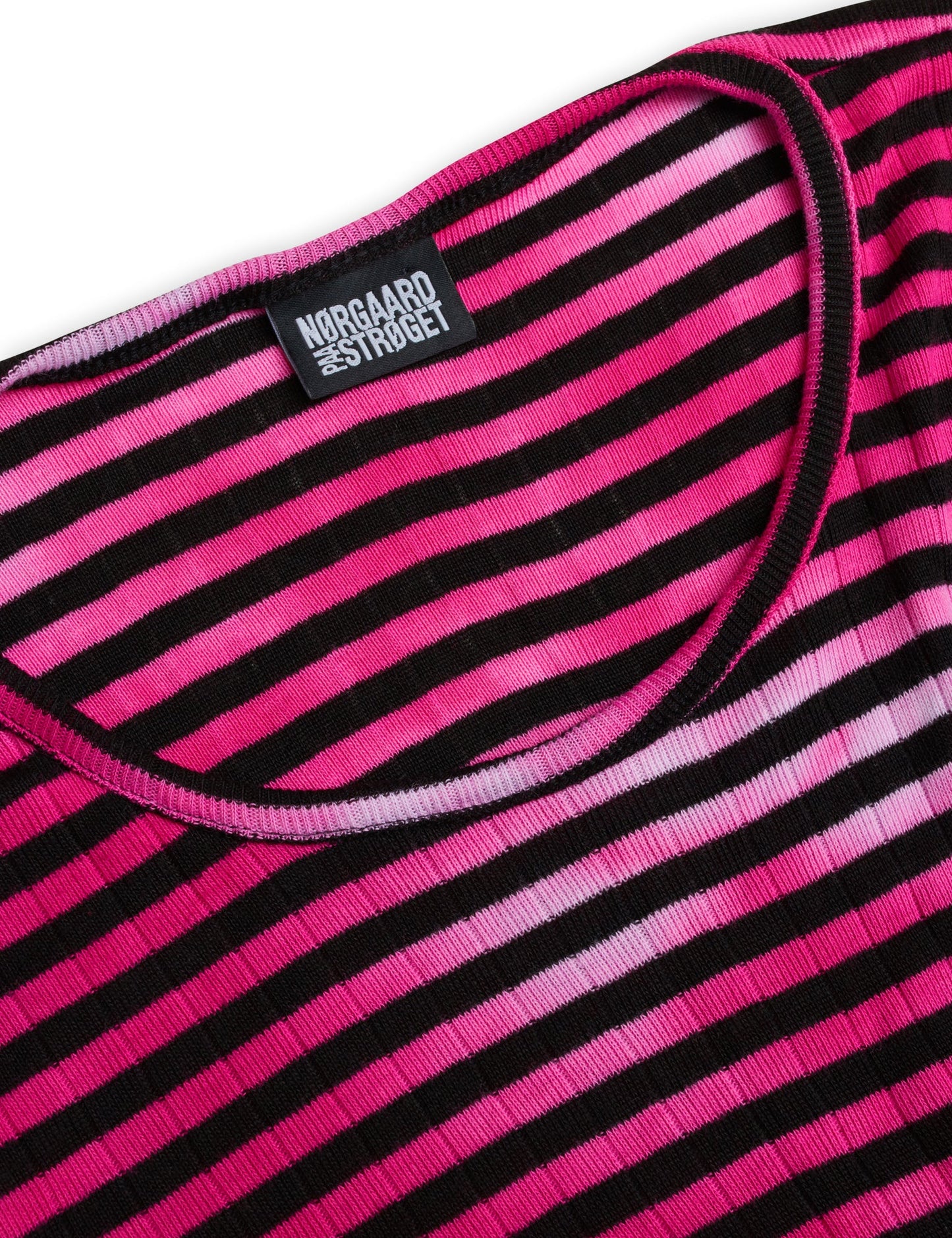 NPS Long John Dress Long Sleeve Tie Dye Stripe, Black/Ecru