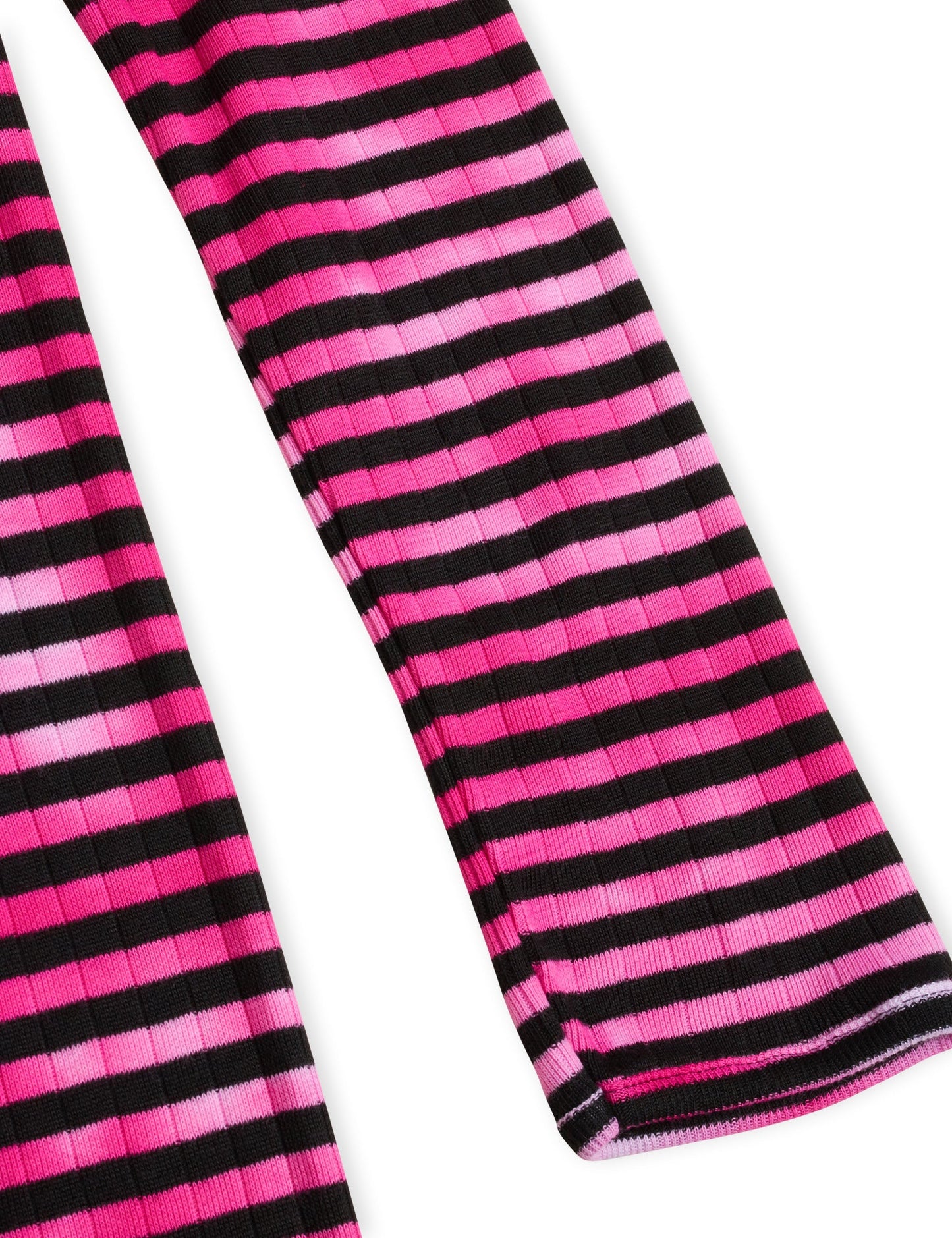 NPS Long John Dress Long Sleeve Tie Dye Stripe, Black/Ecru