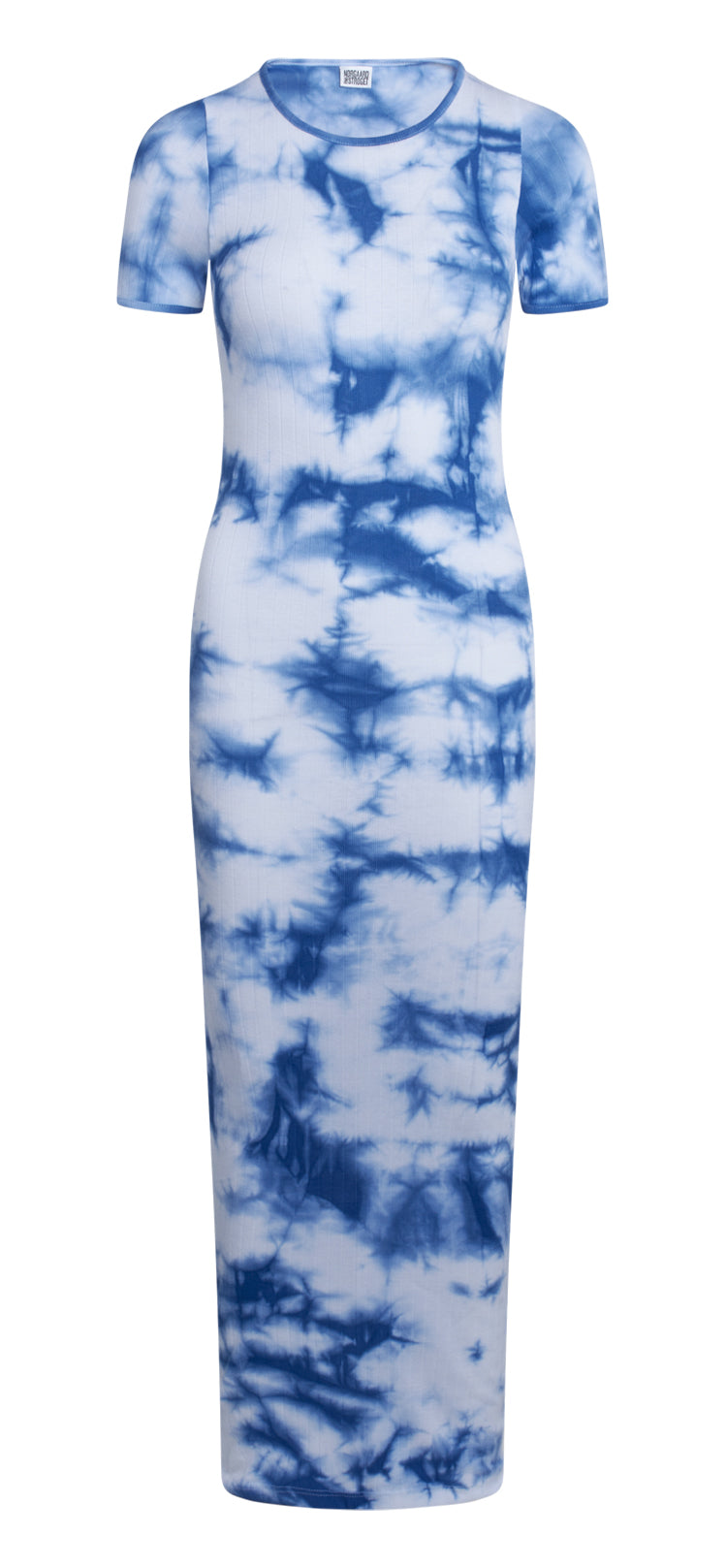 NPS Long John Dress Short Sleeve Tie Dye, Marine/White