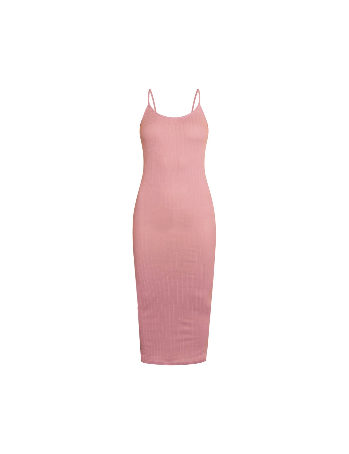 NPS Solid Strap Dress, Old Rose