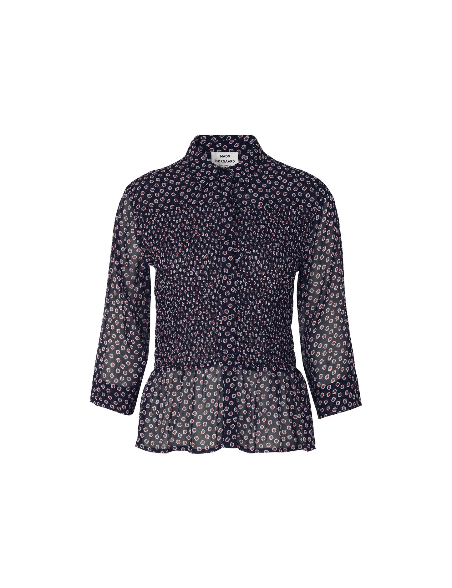 Bloom Crepe Smockilla, Navy