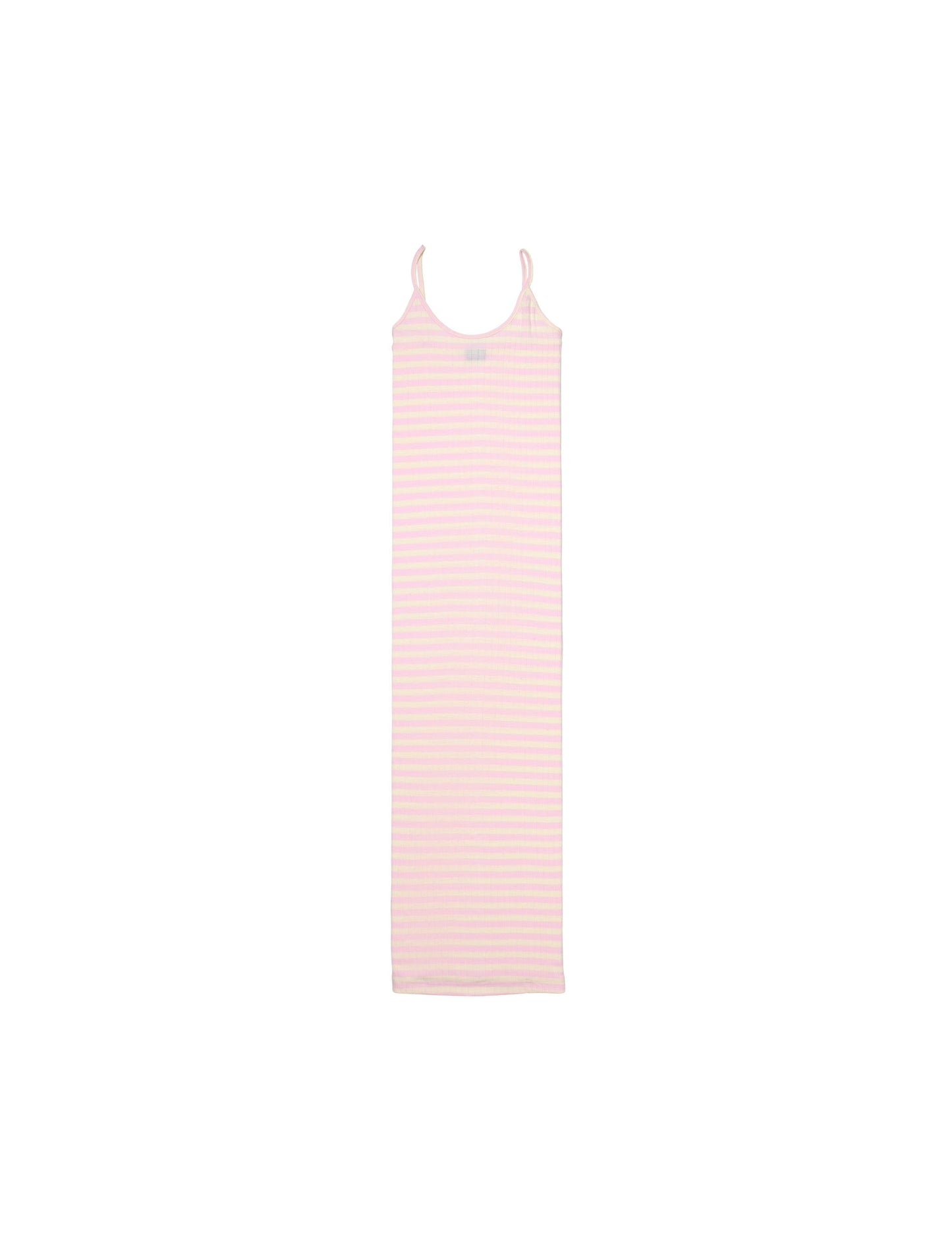 NPS Broadway Strap Dress, Light Pink/Ecru