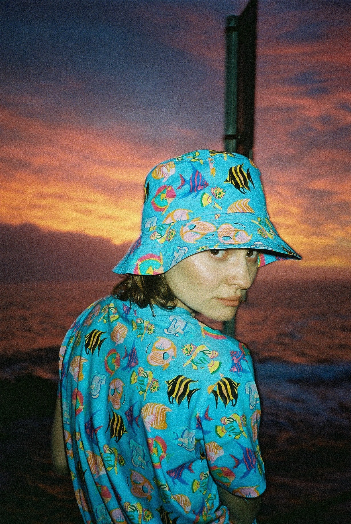 Emilie Helmstedt X MN Hat, Blue Sea