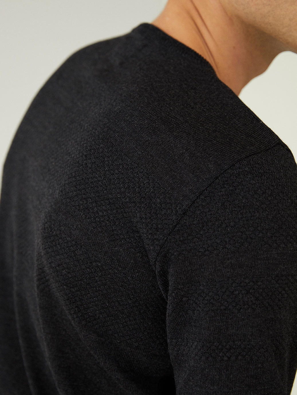 100% Light Wool Klap, Charcoal Melange