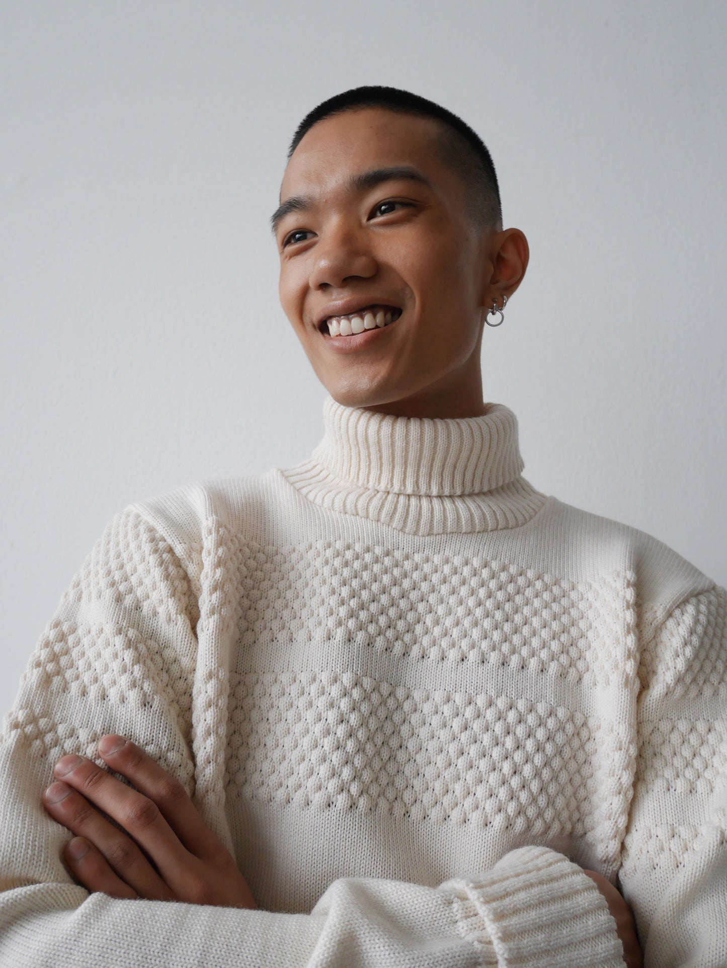 100% Wool Klemens Five, Ecru