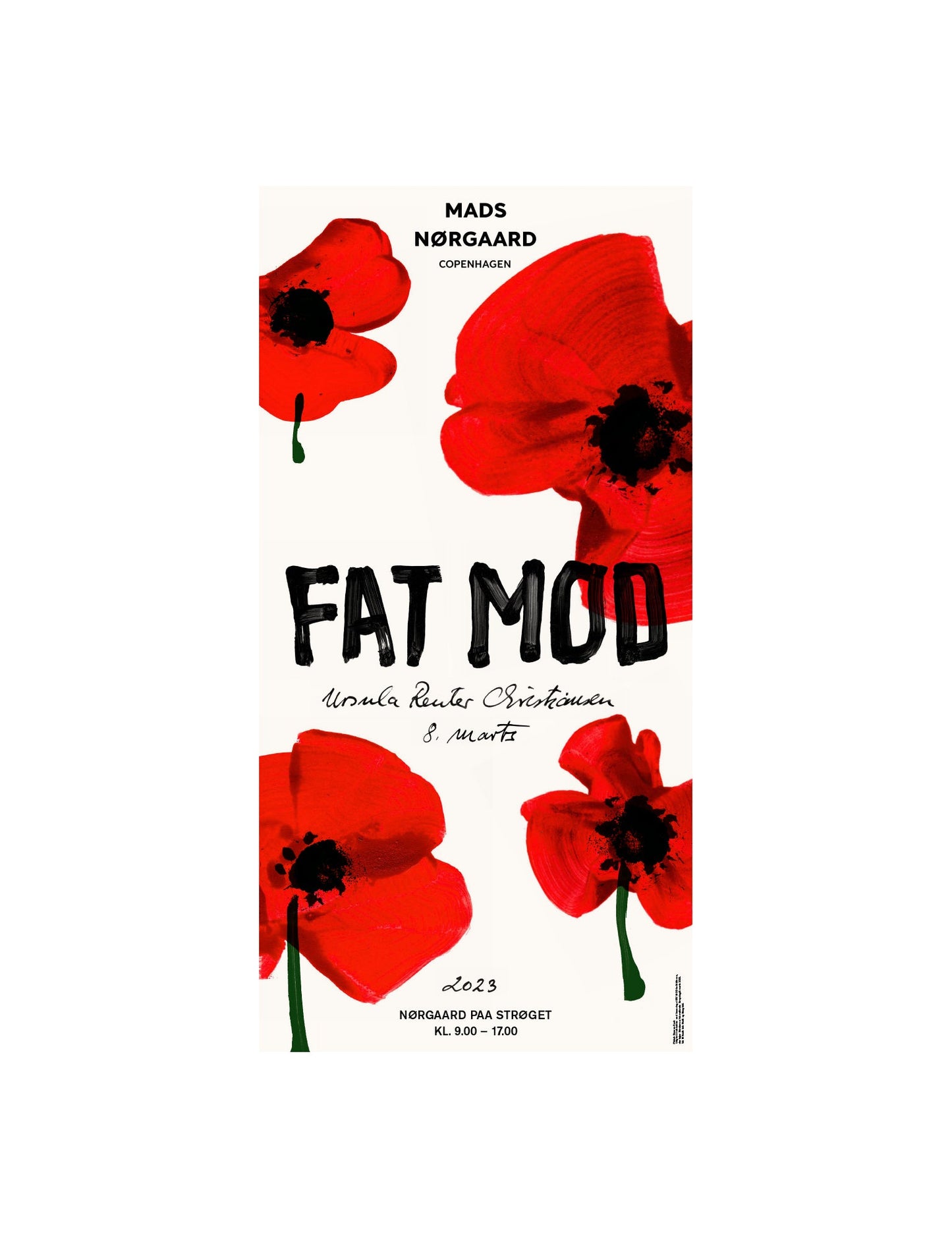 Poster Fat Mod 2023, Black