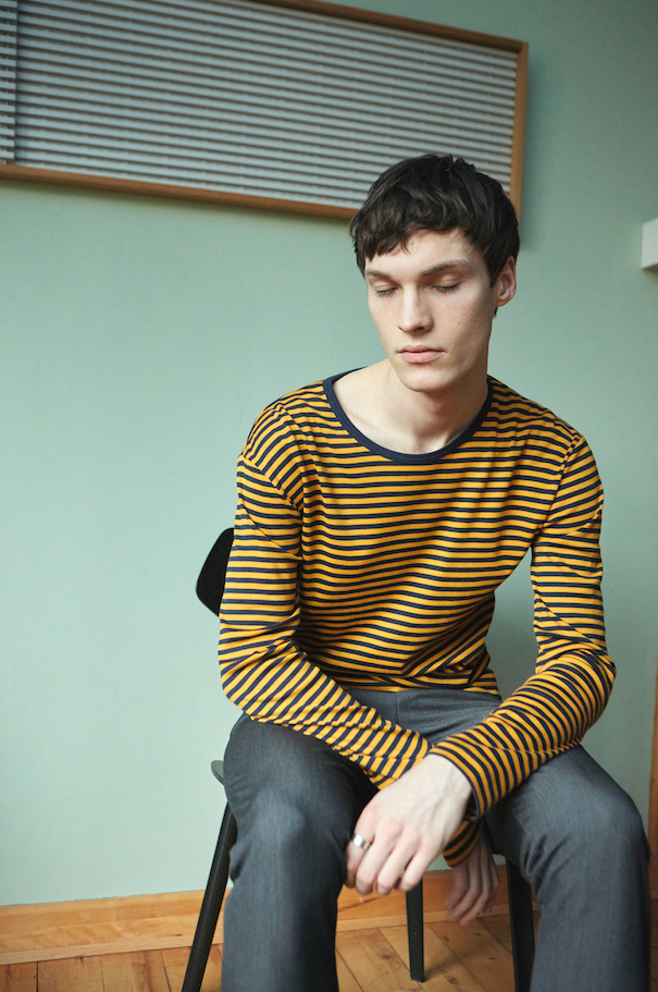 Duo Rib Tobias Long, Sky Captain/Golden Yellow/Sky