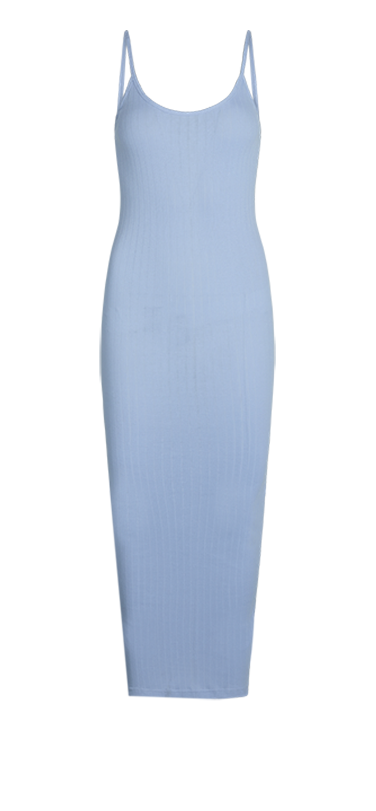 NPS Solid Strap Dress, Powder Blue