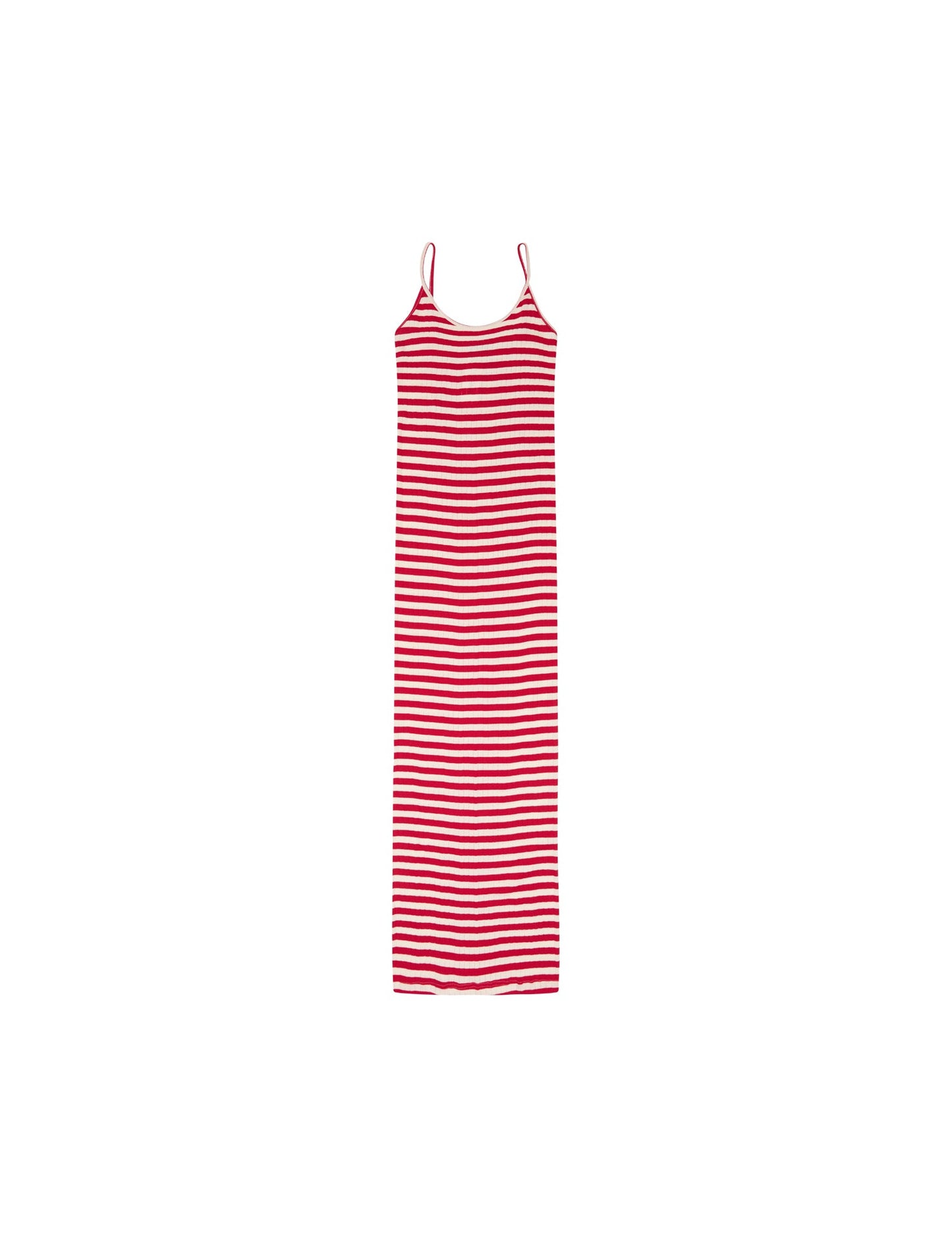 NPS Broadway Strap Dress, Red/Ecru