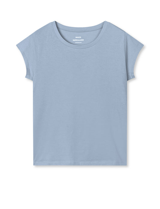 Fine Jersey Teasy Tee FAV, Faded Denim